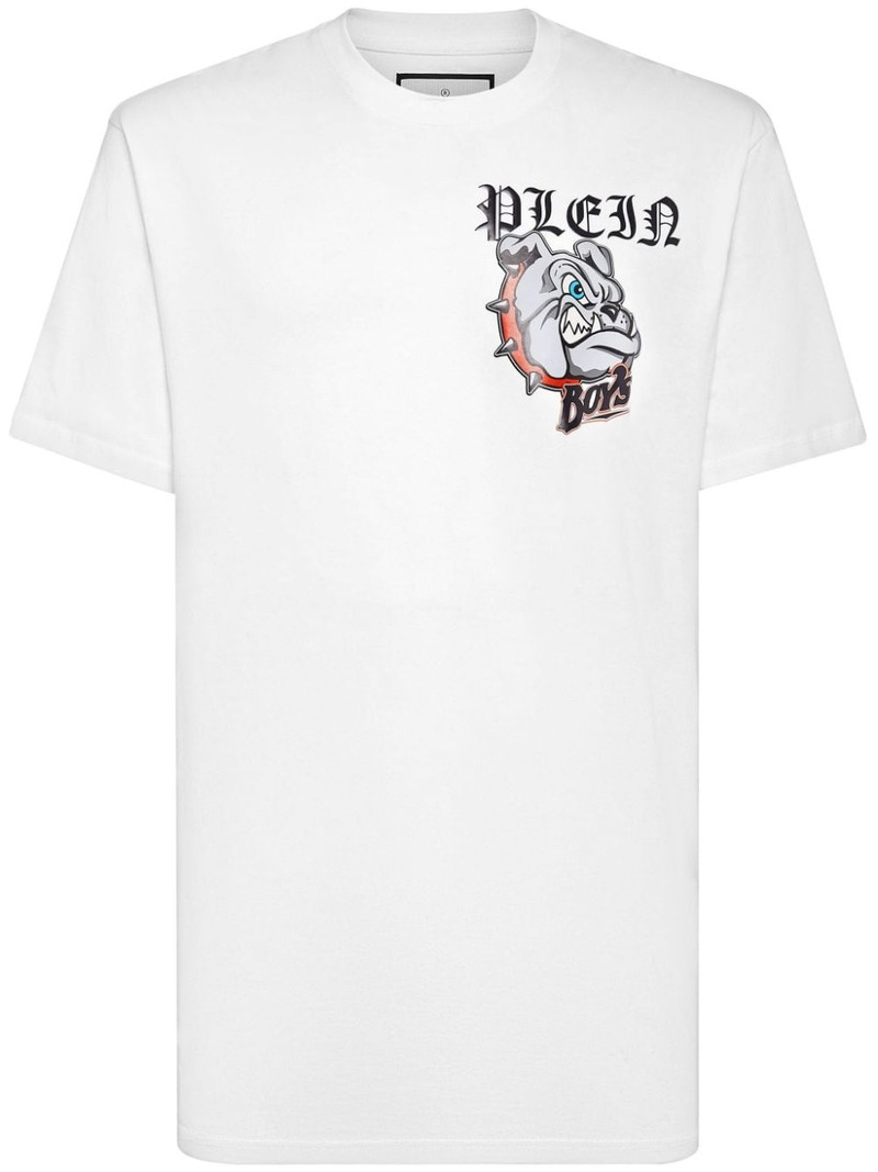 Bulldogs-print cotton T-shirt 1