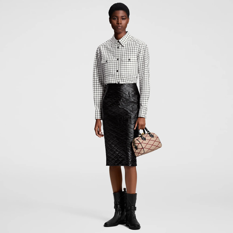 Louis Vuitton Check Print Shirt outlook
