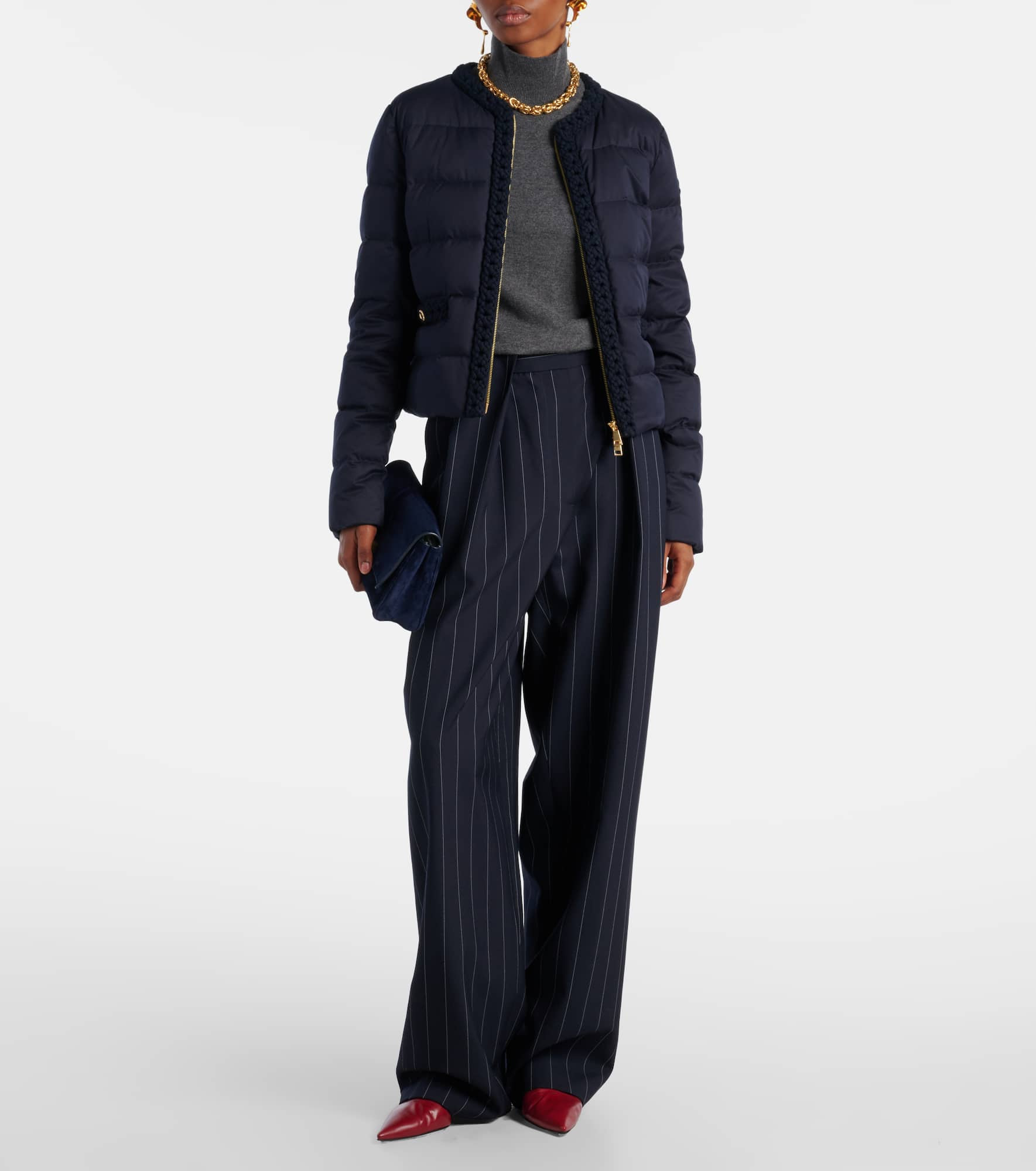 Quilted down jacket - 2