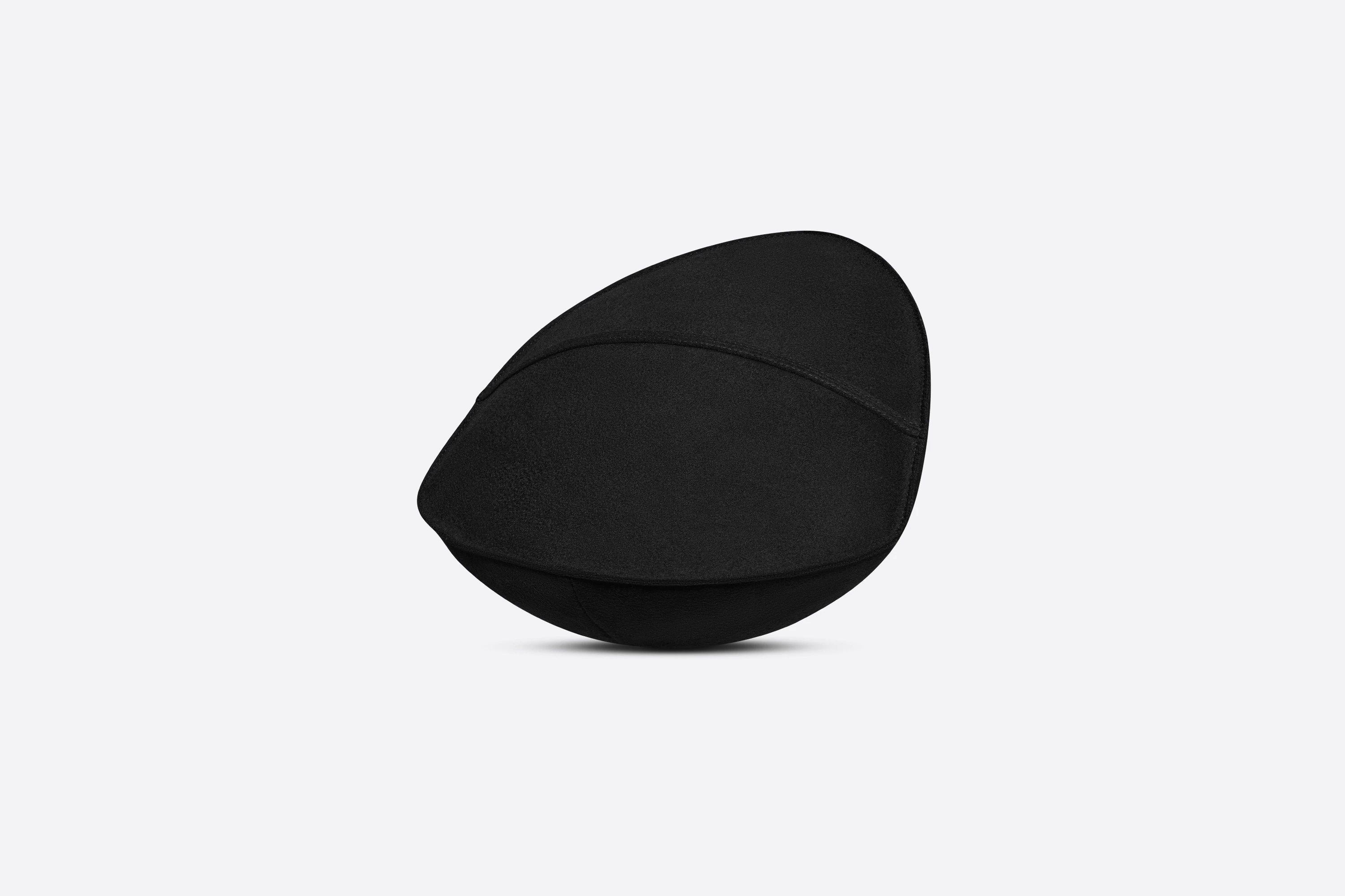 Deconstructed Beret with Embroidered Patch - 2