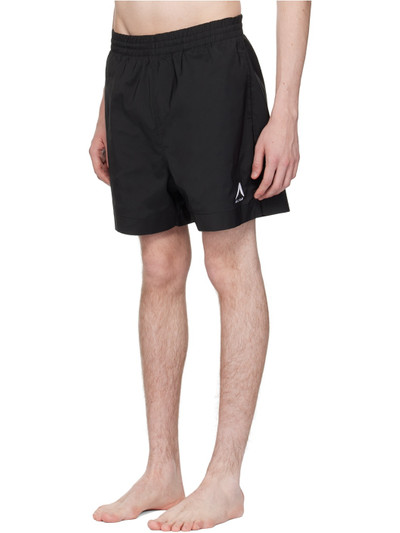 1017 ALYX 9SM Black Embroidered Swim Shorts outlook