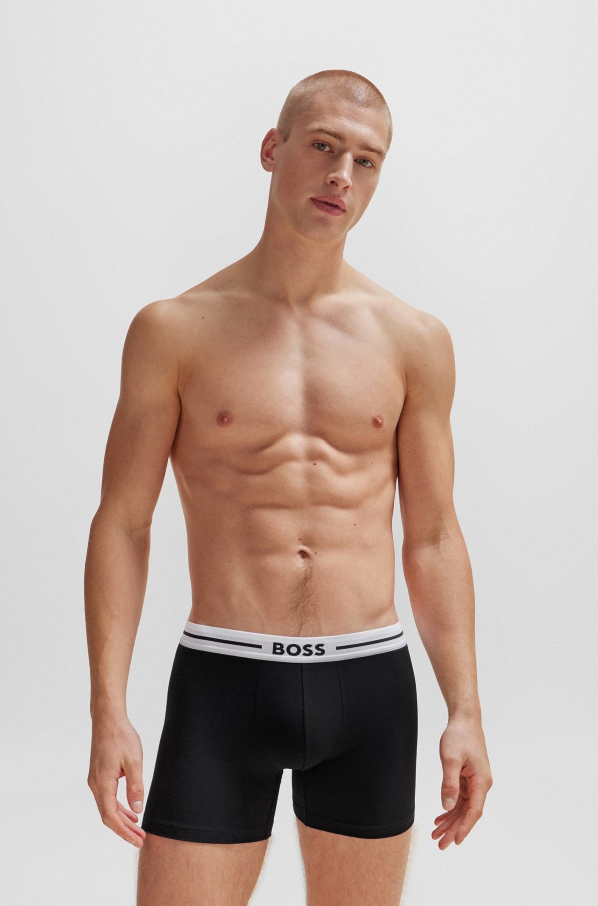 THREE-PACK OF BOXER BRIEFS IN STRETCH COTTON - 6