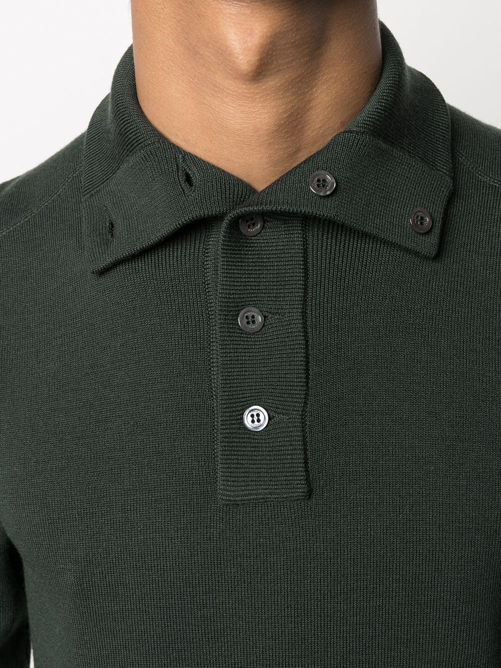 long-sleeve polo shirt - 5