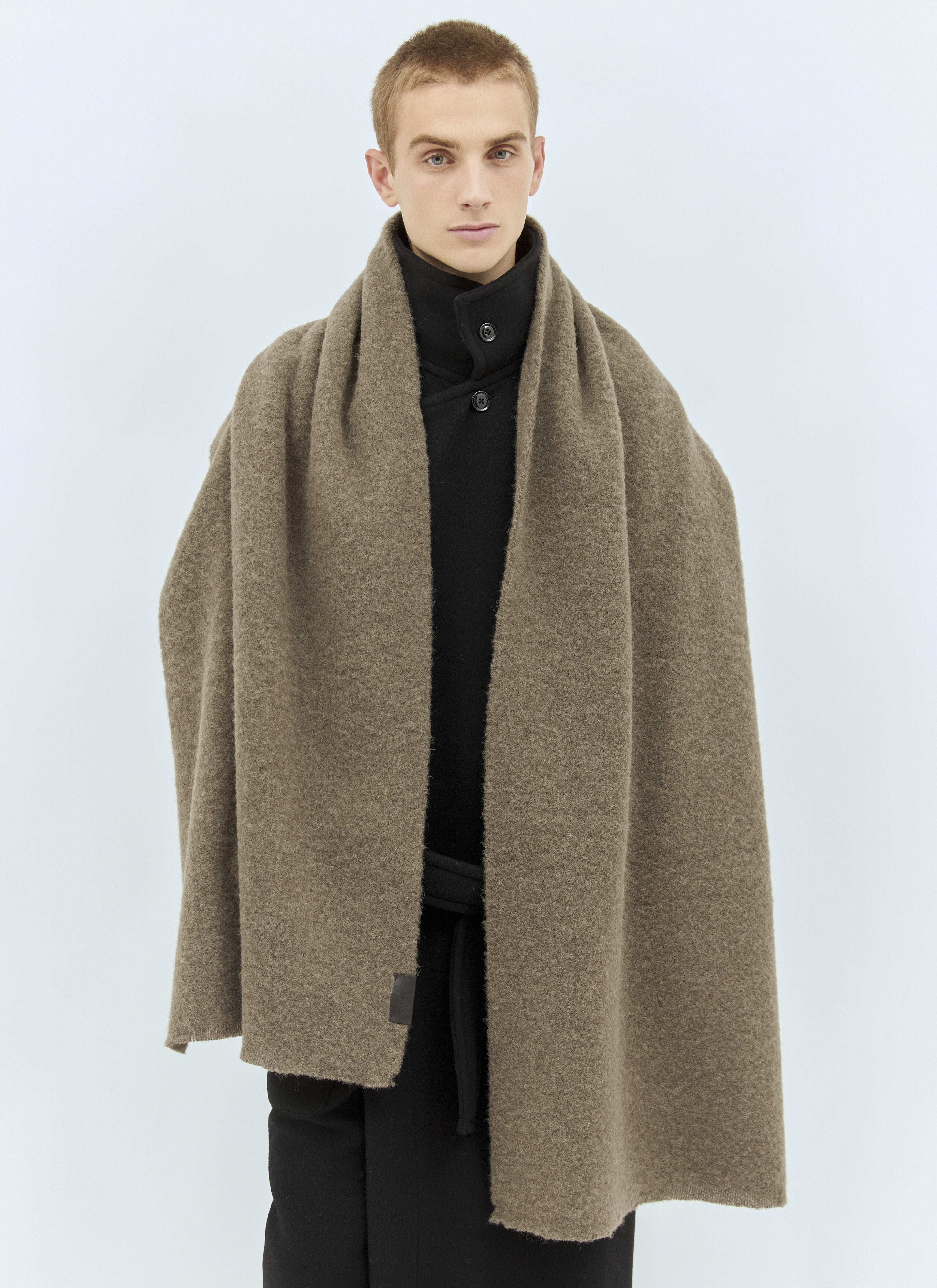 Lemaire Men Maxi Fluffy Scarf - 3