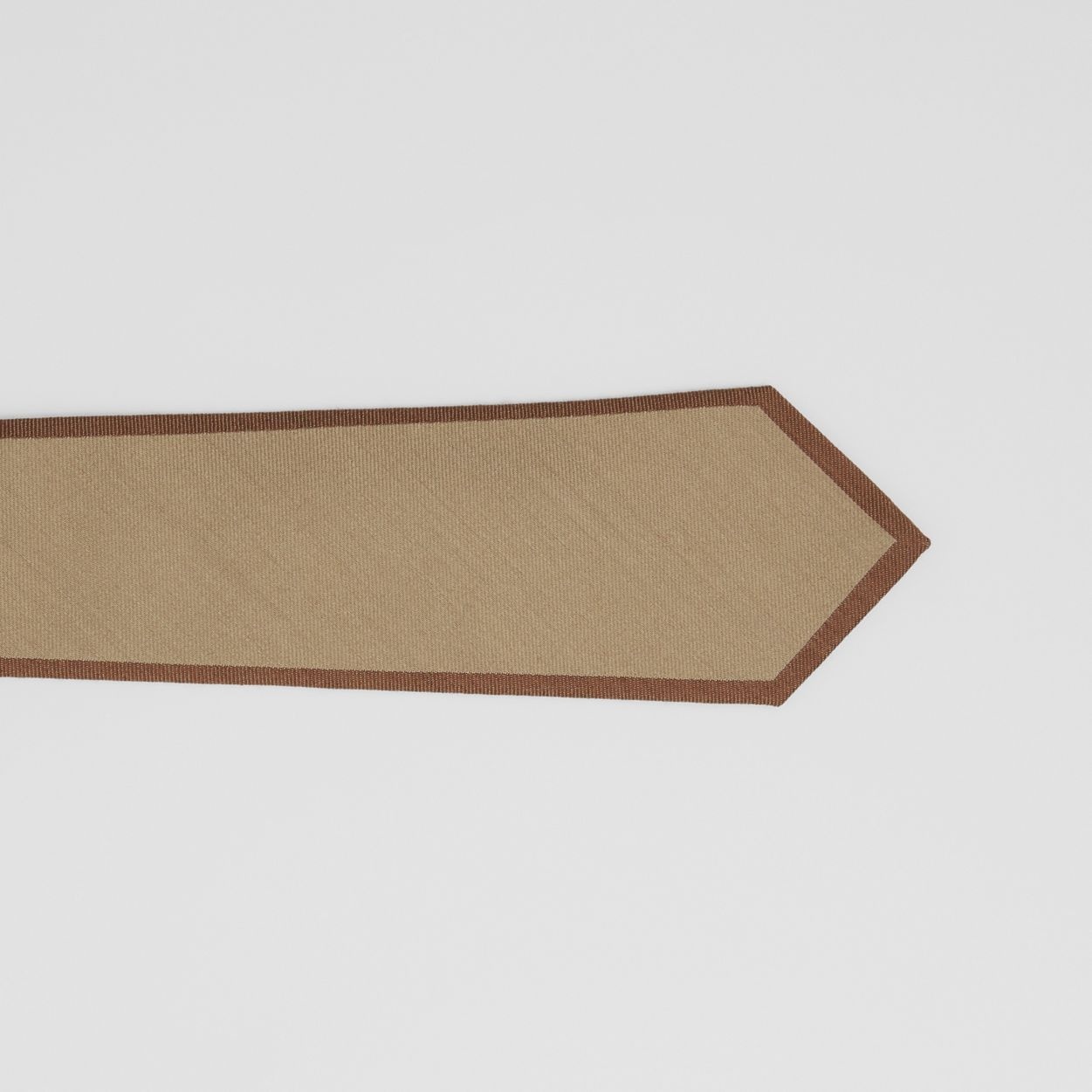 Classic Cut Logo Detail Wool Silk Tie - 2