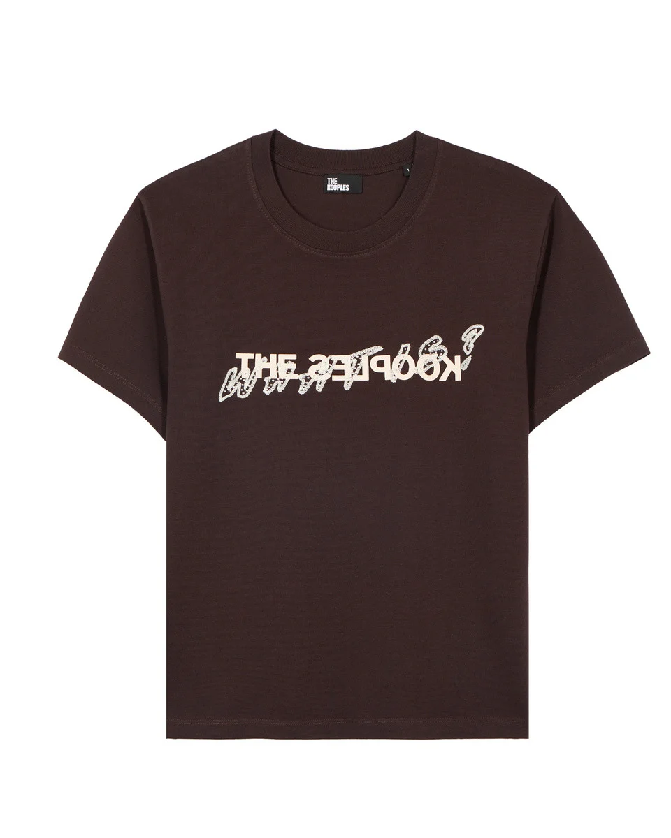 WHAT IS T-SHIRT WITH BROWN RHINESTONES - 1