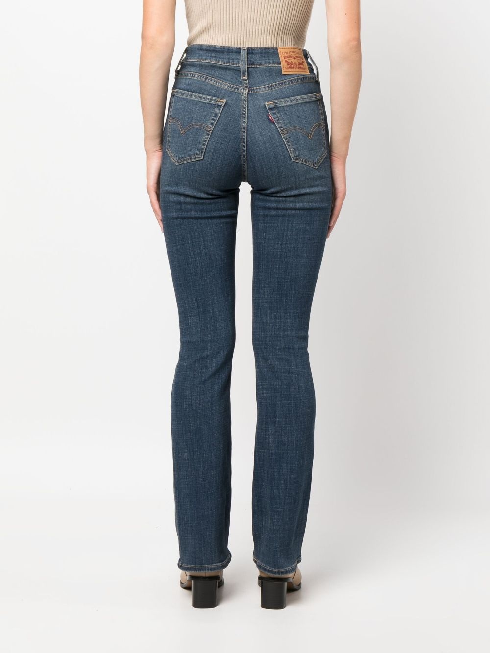 725™ high-rise boot-cut jeans - 4