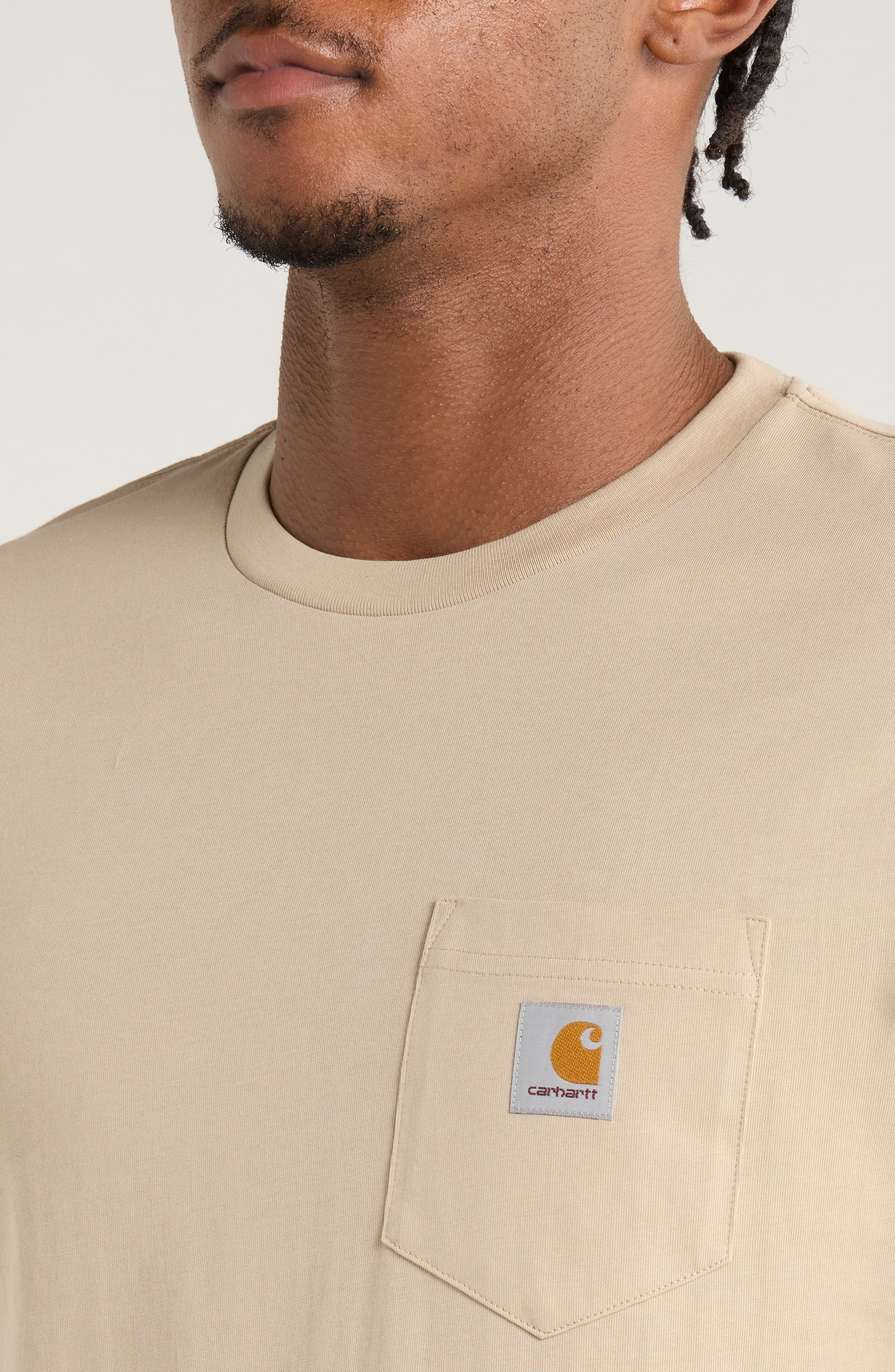 Carhartt Work In Progress Logo Pocket T-Shirt in Wall at Nordstrom - 4