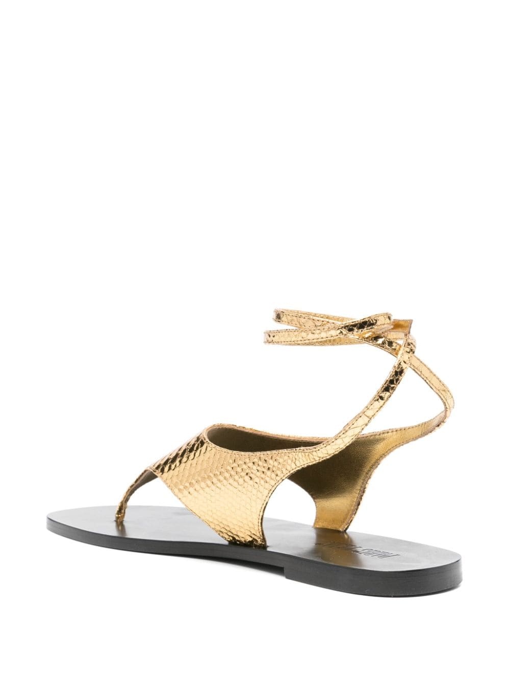 Amalfi leather sandals - 3