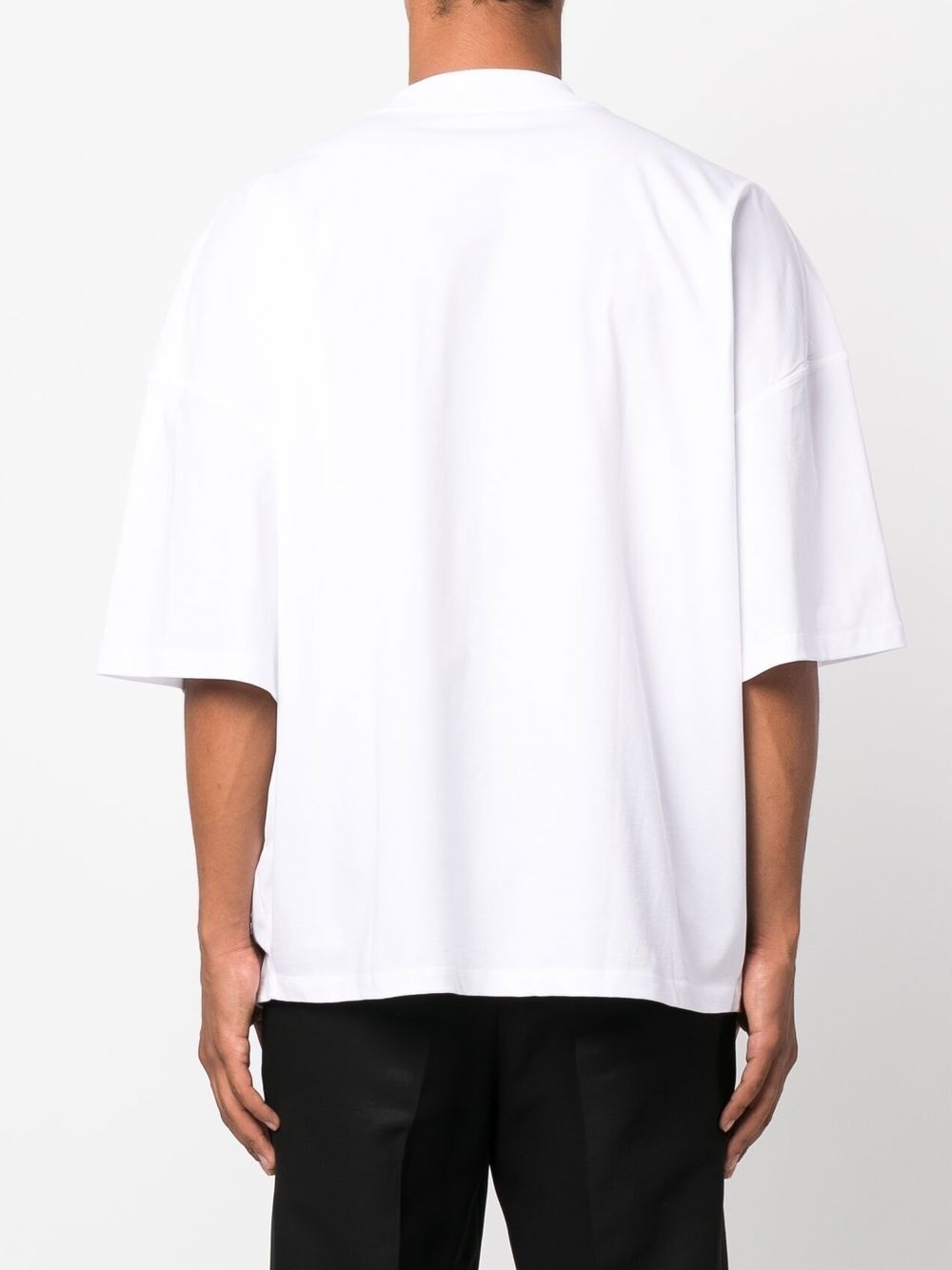 short-sleeved cotton T-shirt - 4