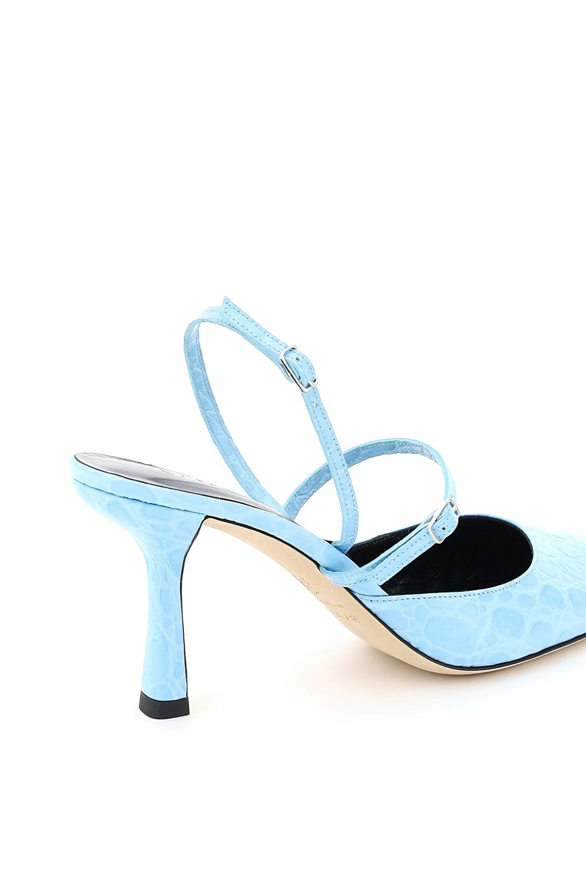 TIFFANY CROCODILE PRINT SLINGBACK PUMPS - 4