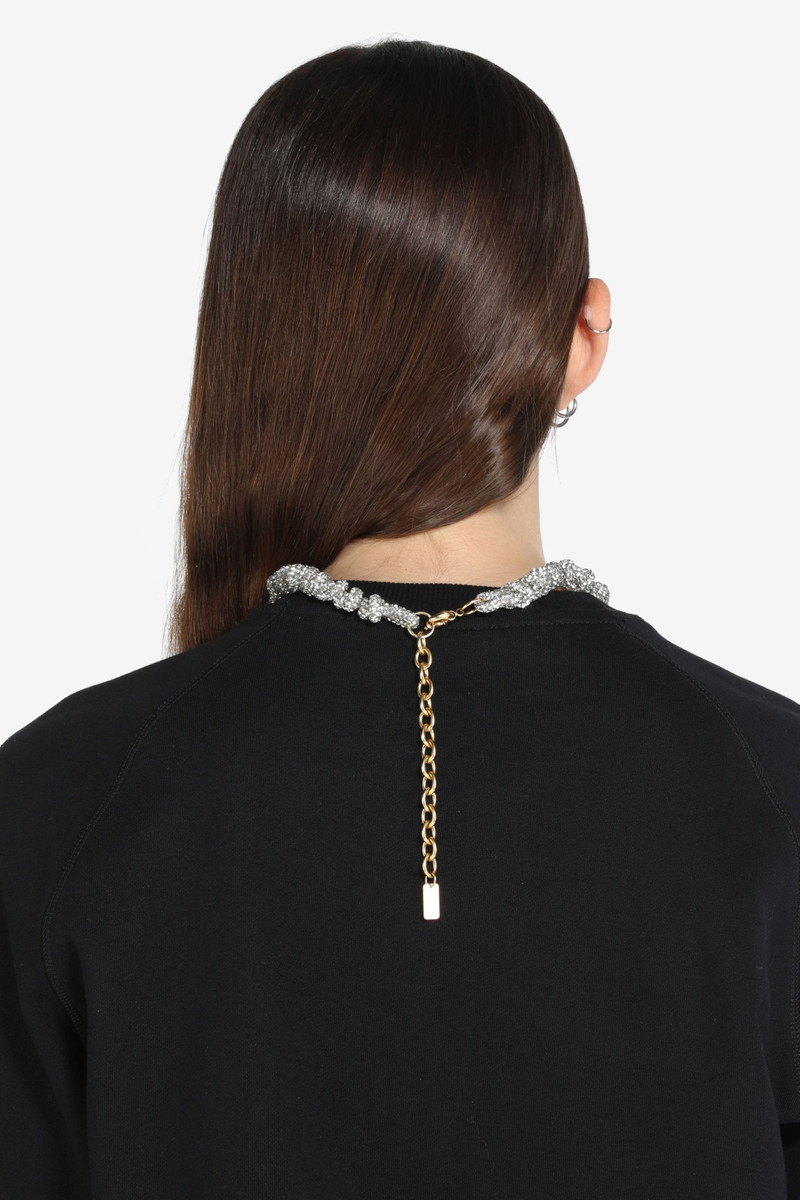 N°21 TWISTED CRYSTAL-EMBELLISHED NECKLACE outlook