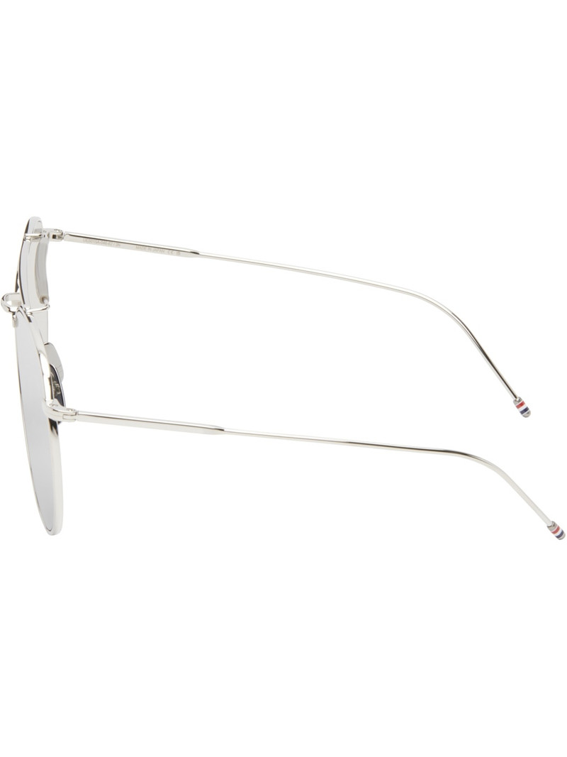 Silver Aviator Sunglasses 3