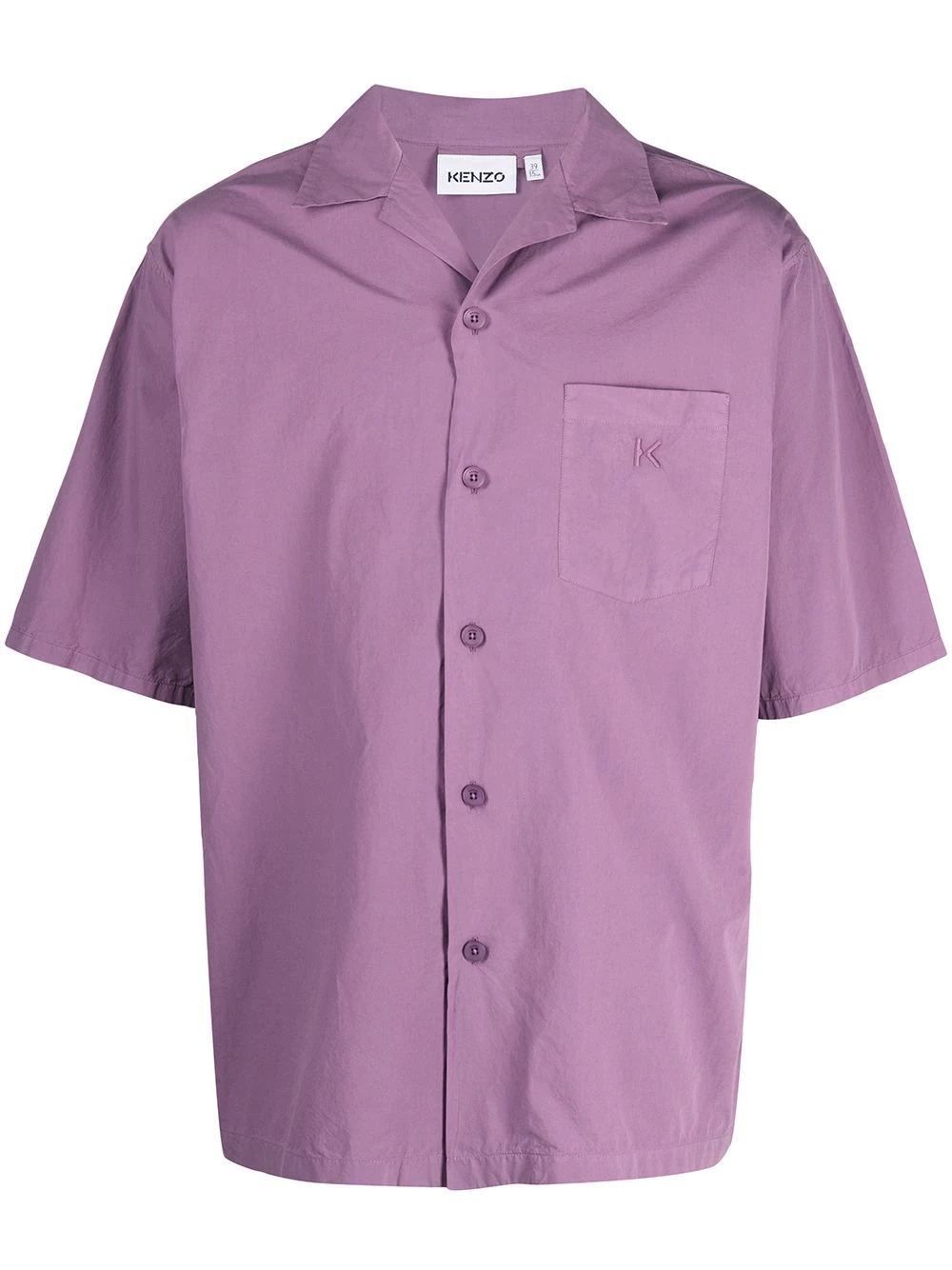 buttoned bowling shirt - 1