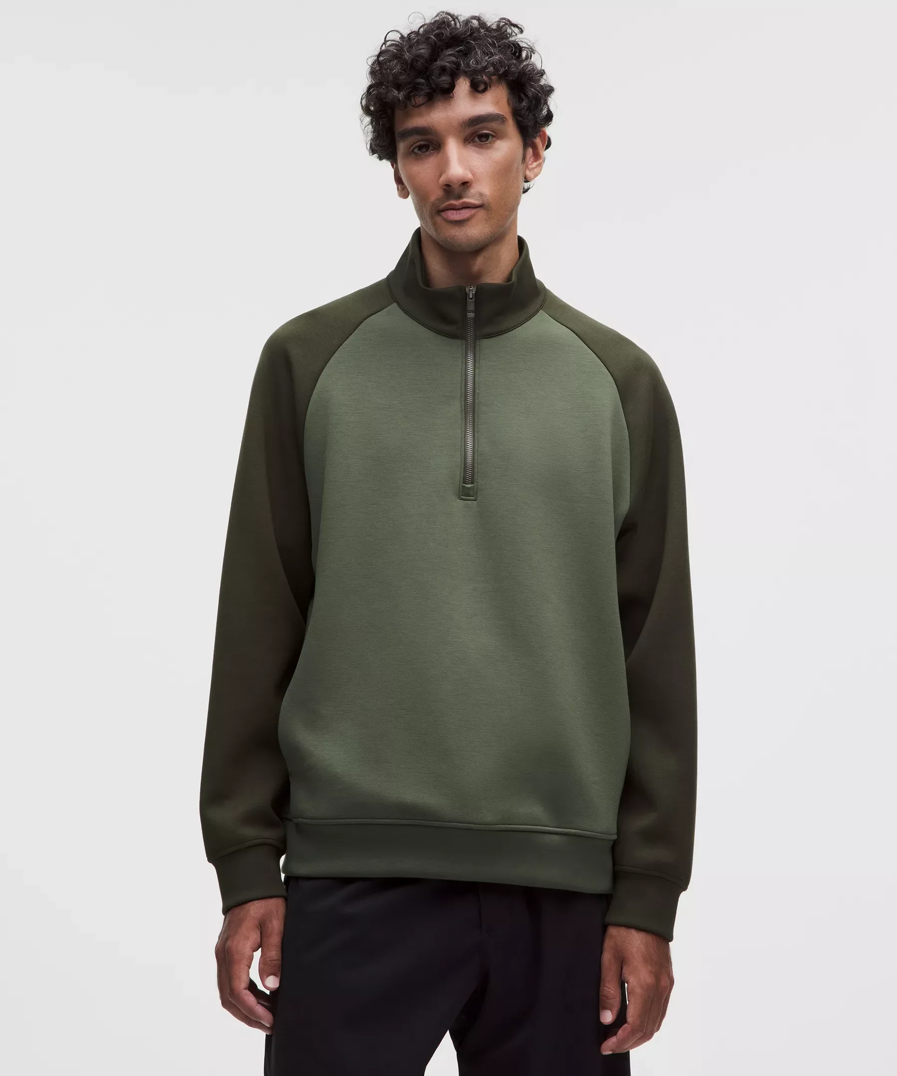 Smooth Spacer Half Zip *Colourblock - 1