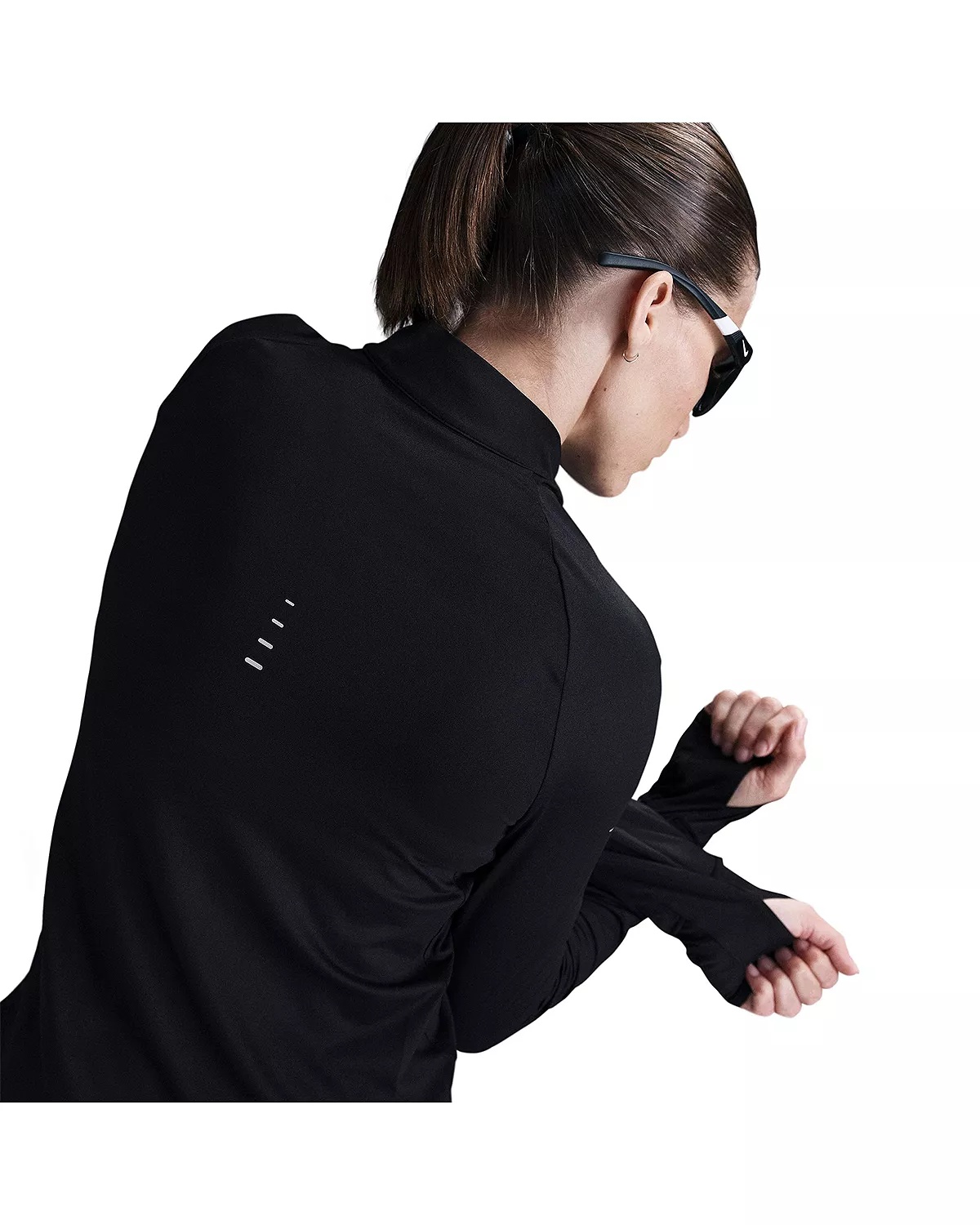 Swift Dri FIT Mock Neck Half Zip Top - 2