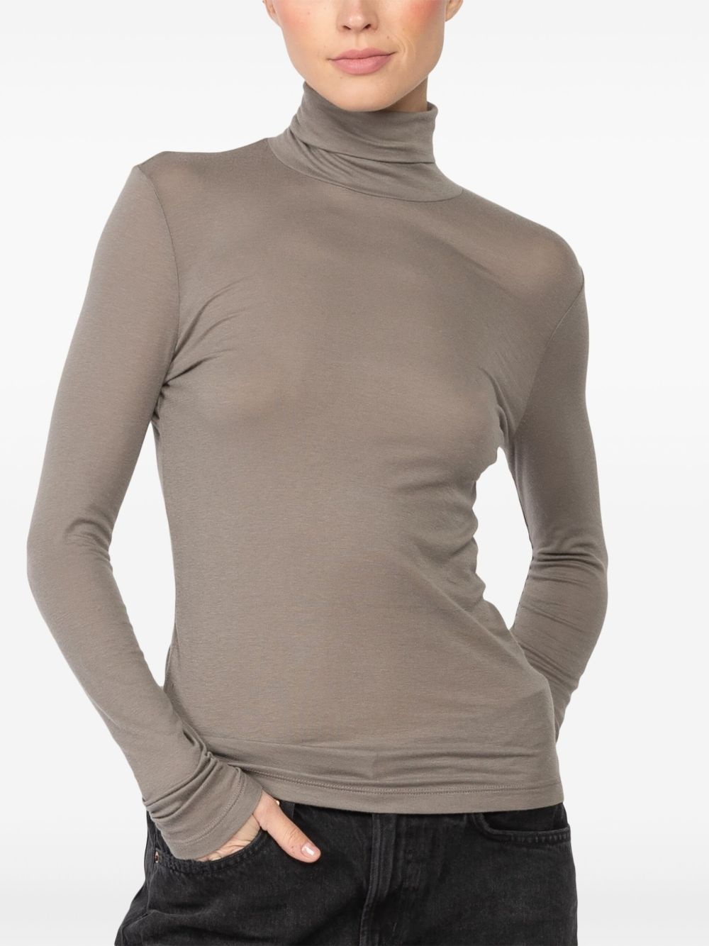 turtleneck t-shirt - 5