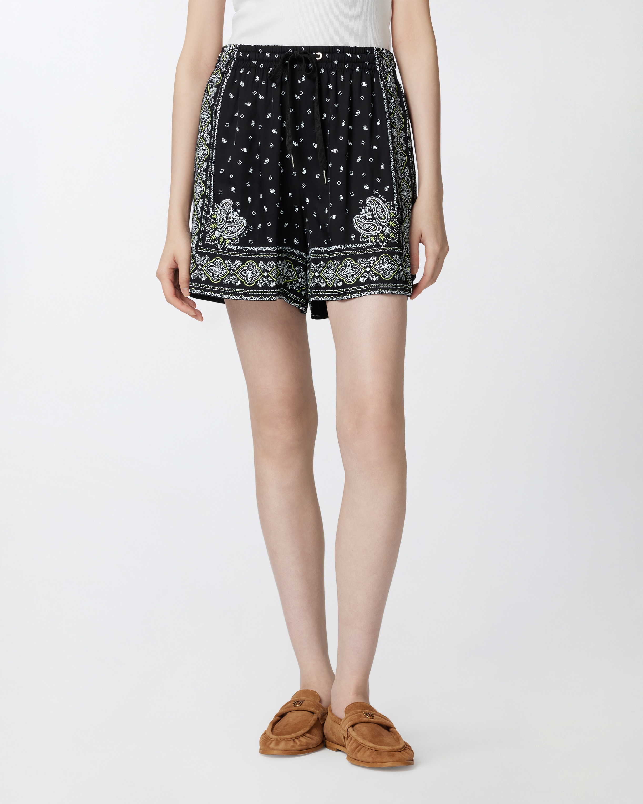 BANDANA PRINT SHORTS - 3