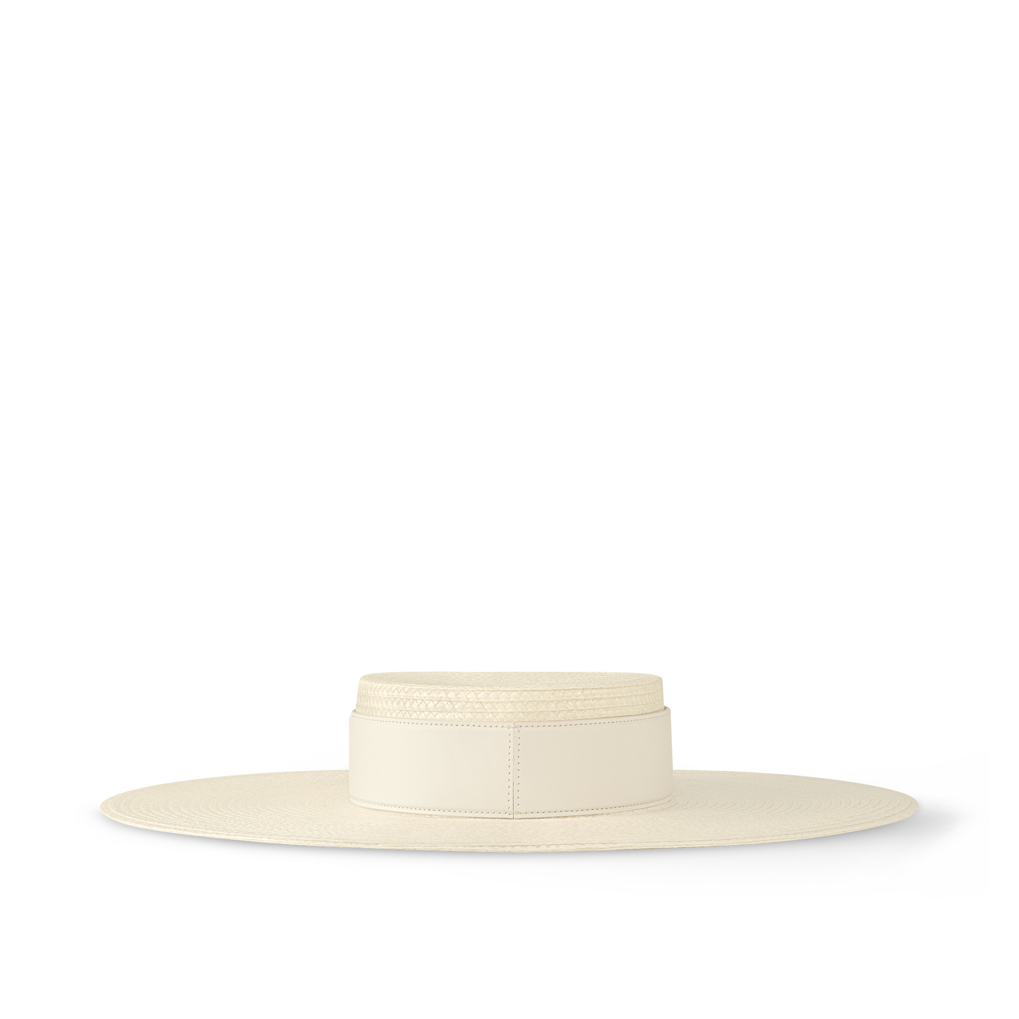 Straw Boxy Hat - 3