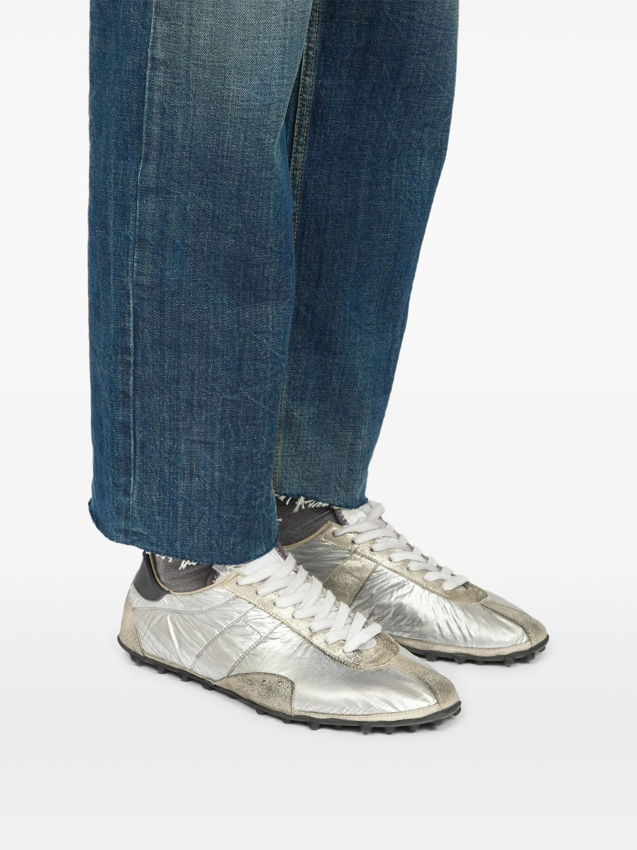 Maison Margiela Metallic Low-top Sneakers - 5