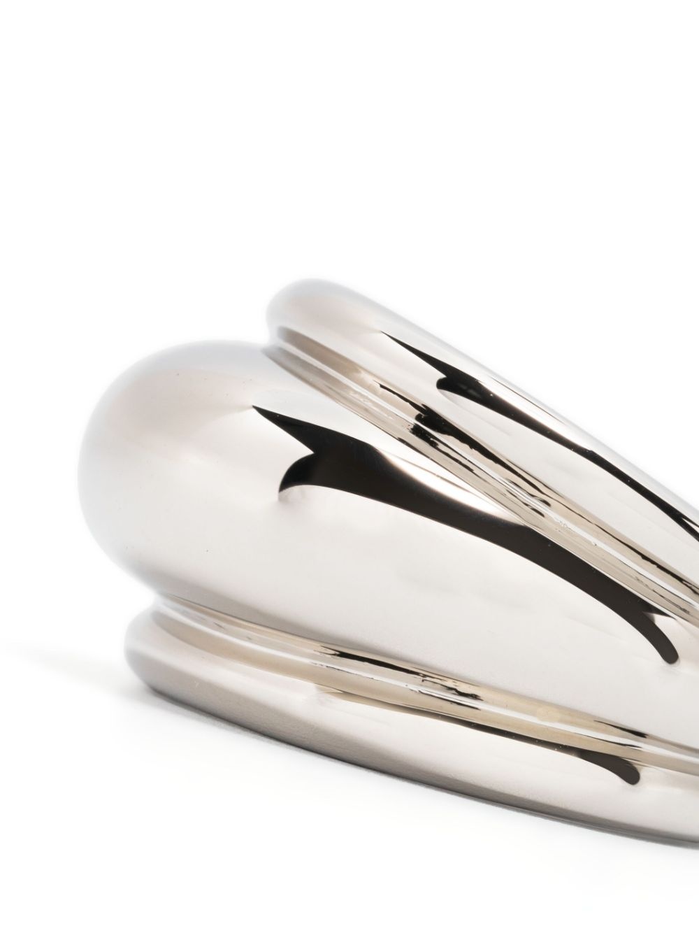 silver-tone chunky ring - 3
