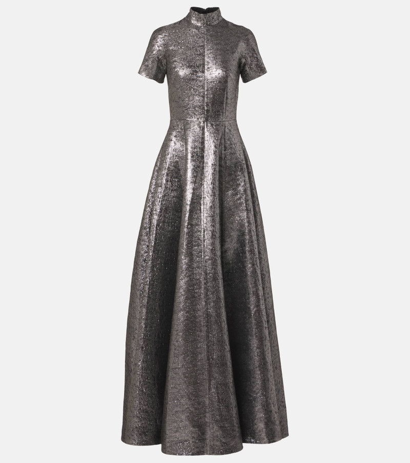 Malinda jacquard gown 1