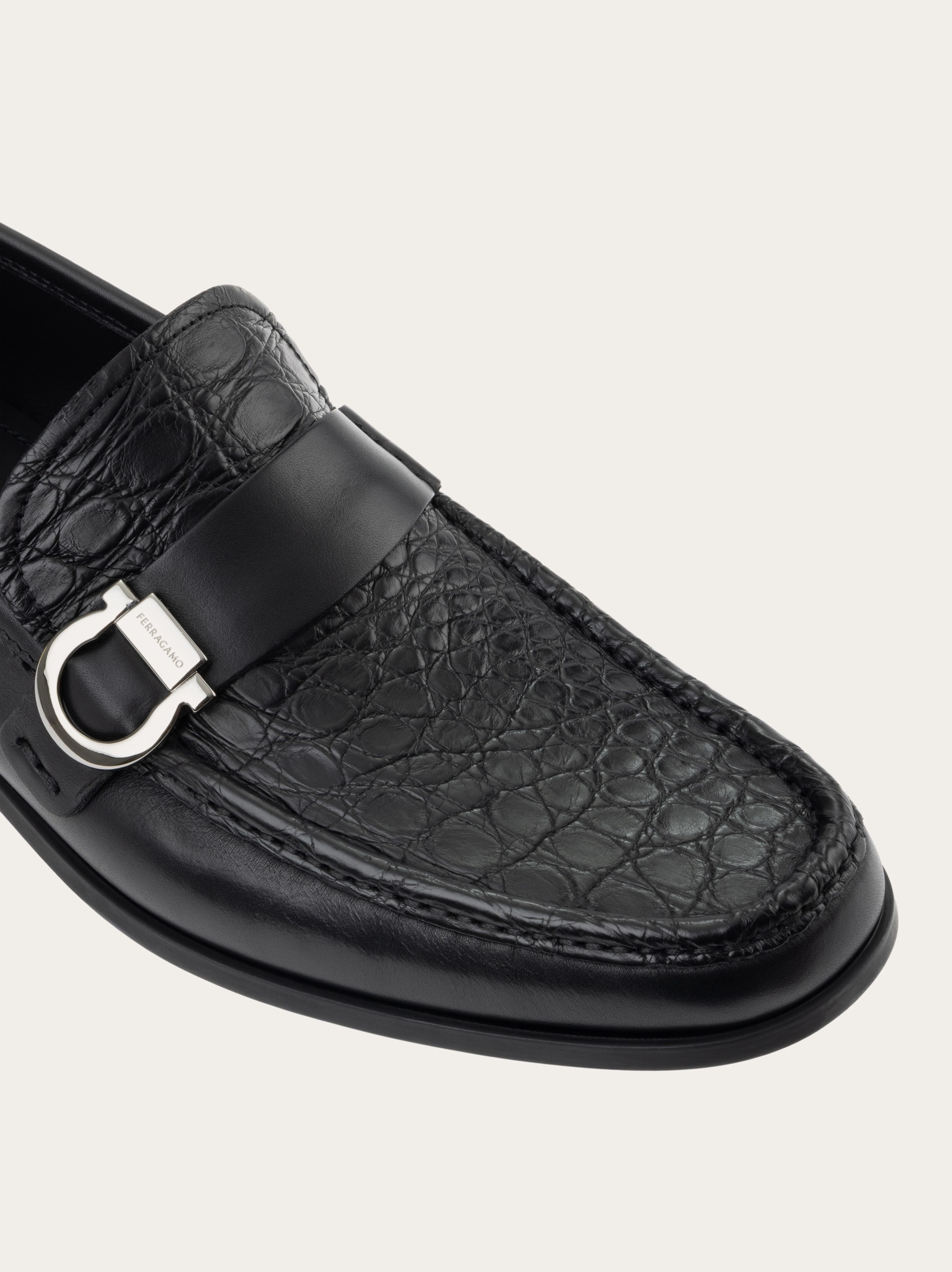 Loafer with Gancini ornament - 6