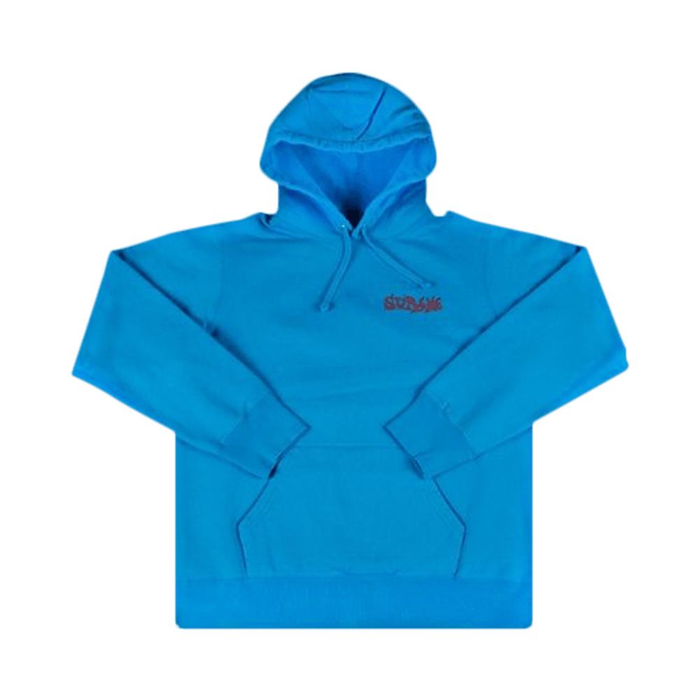 Supreme Portrait Hooded Sweatshirt 'Royal Blue' - 1