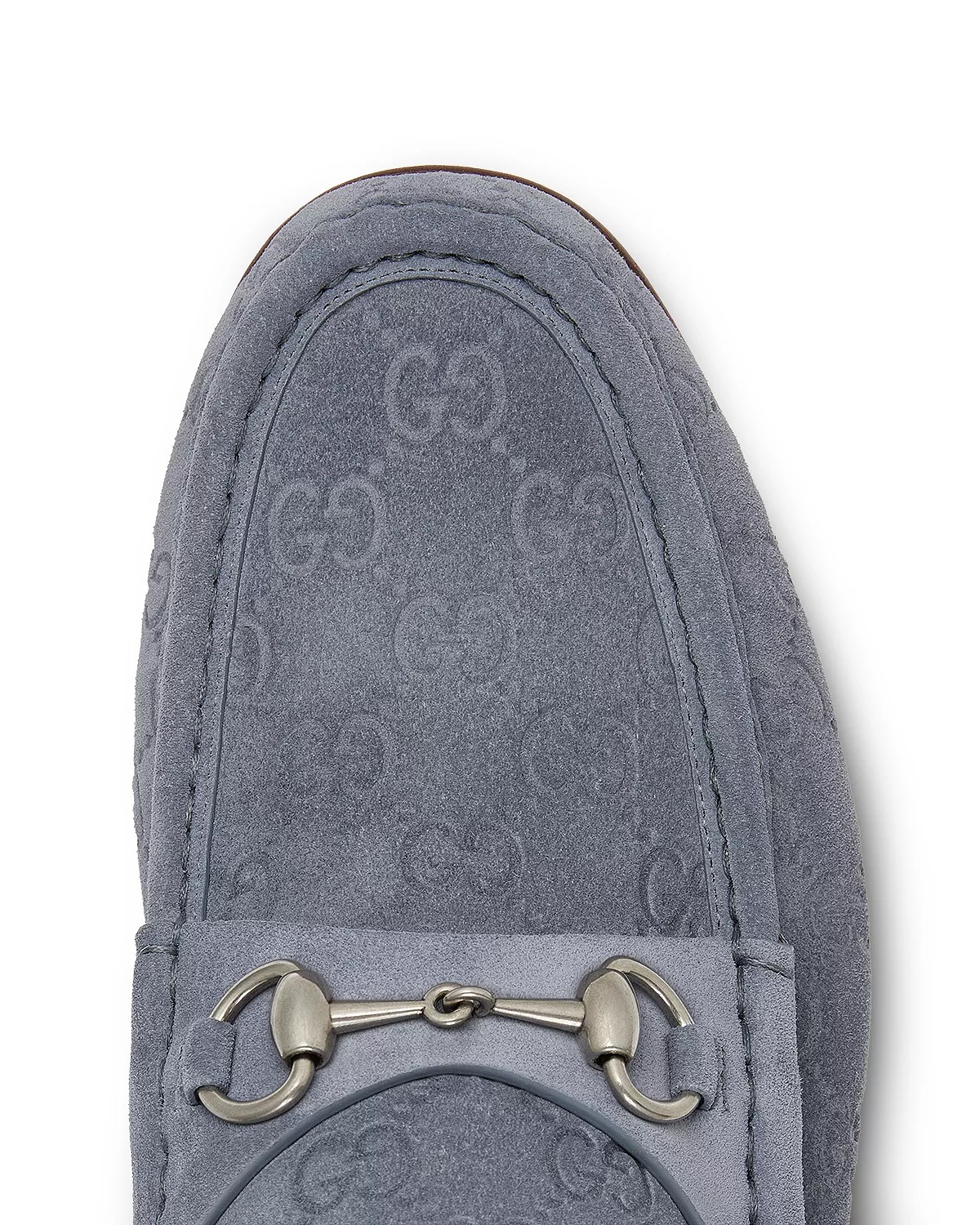 Men's Luxury Suede GG Horsebit Loafers - 5