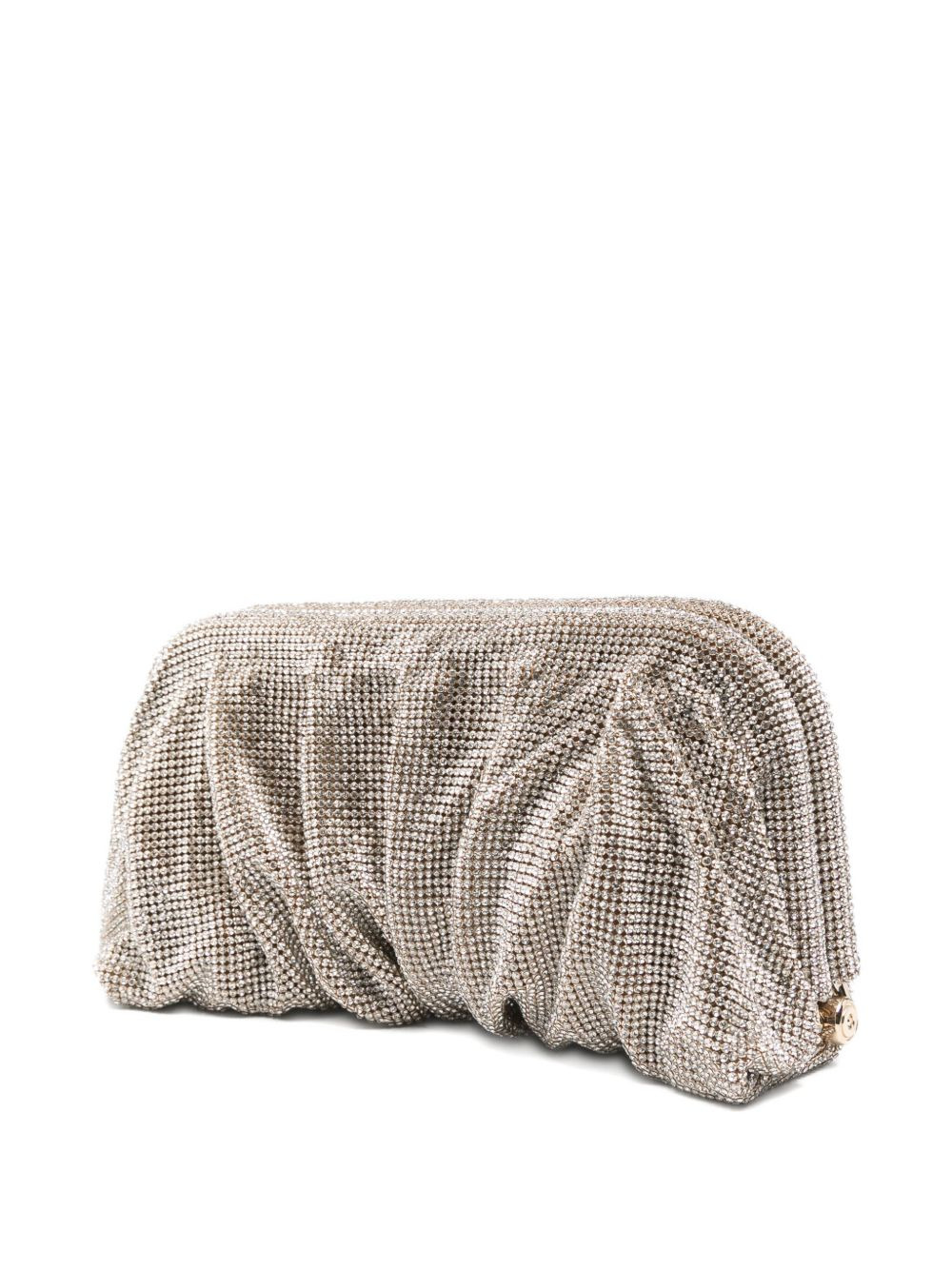 embellished gathered clutch - 3