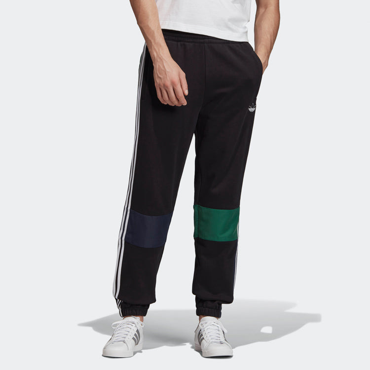 adidas originals SPRT BB Contrasting Colors Sports Pants Black FP7707 - 3