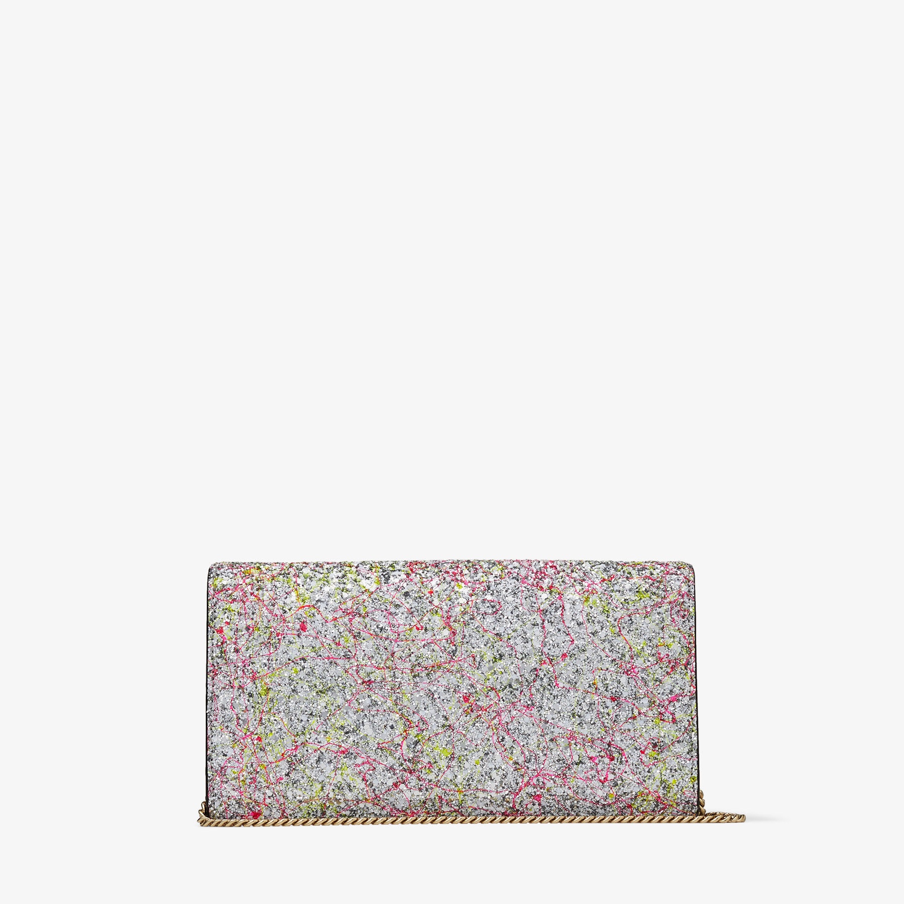 Emmie
Coarse Glitter Fabric Clutch Bag - 8
