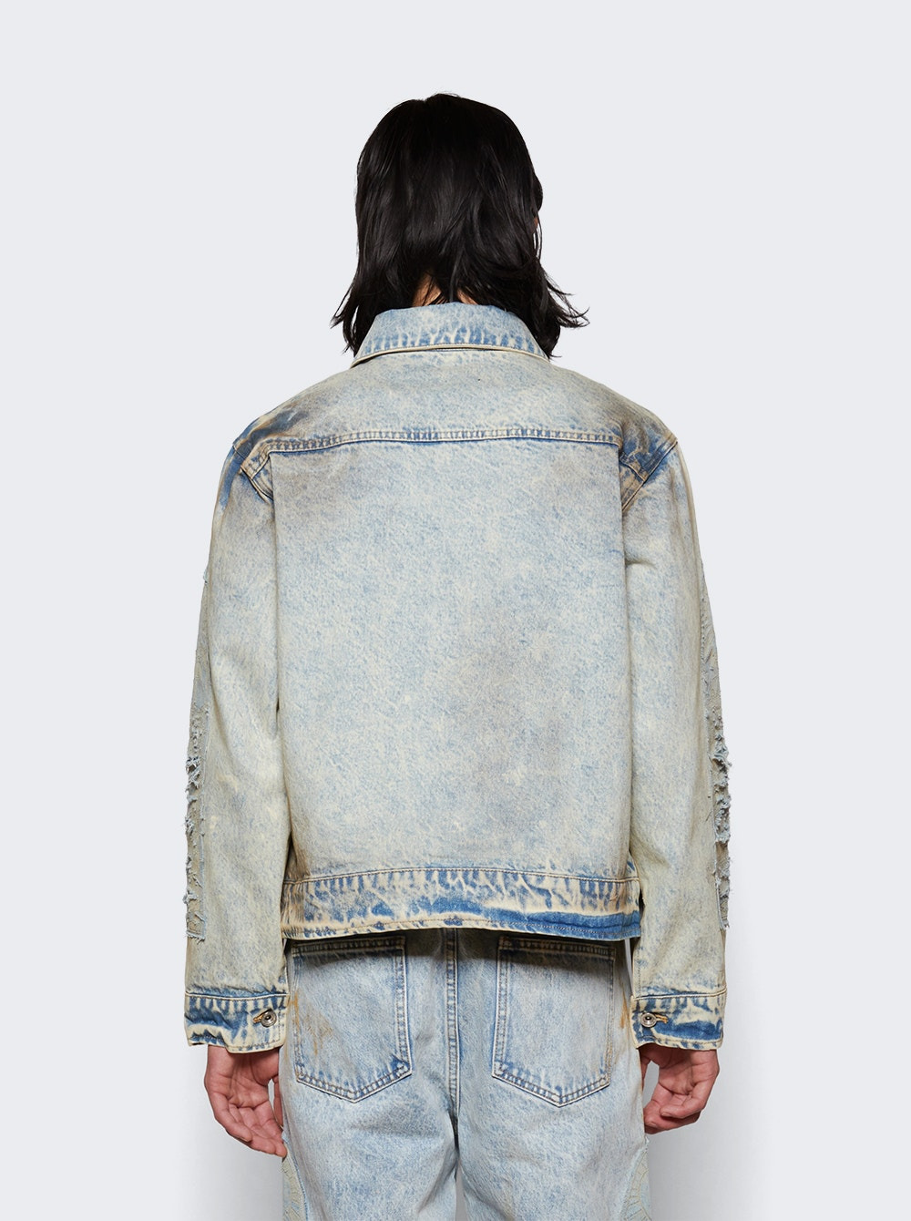 Mechanic Signature Trucker Jacket Denim - 4