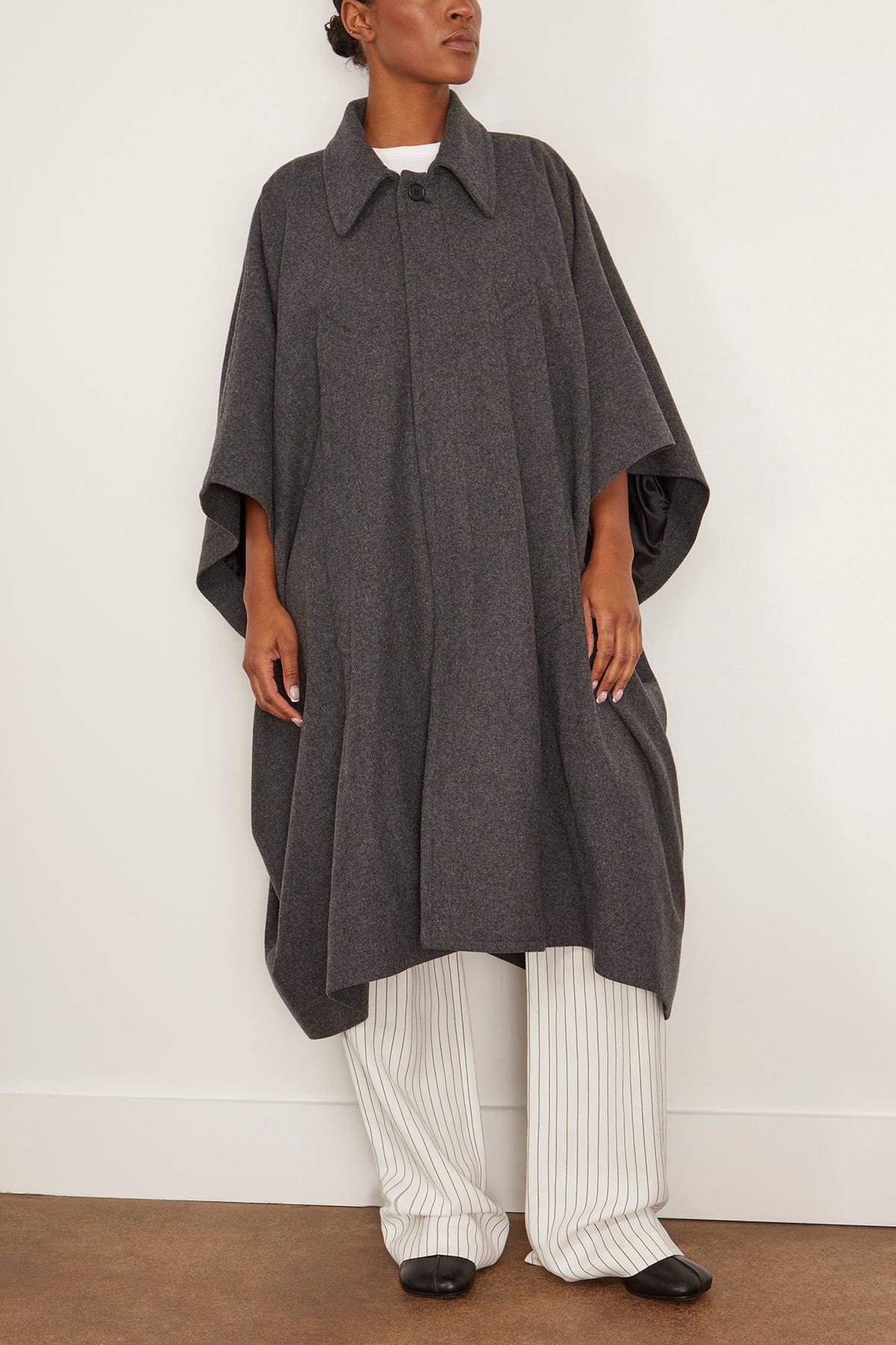 Trench Coat in Dark Melange - 3