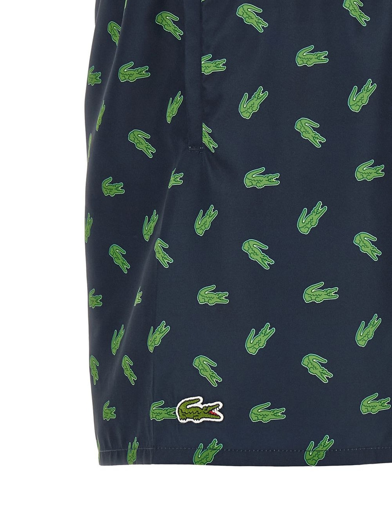 crocodile-print drawstring swim shorts 5