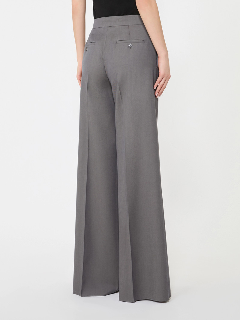 SERIO Gabardine wool trousers - MEDIUM GREY 4