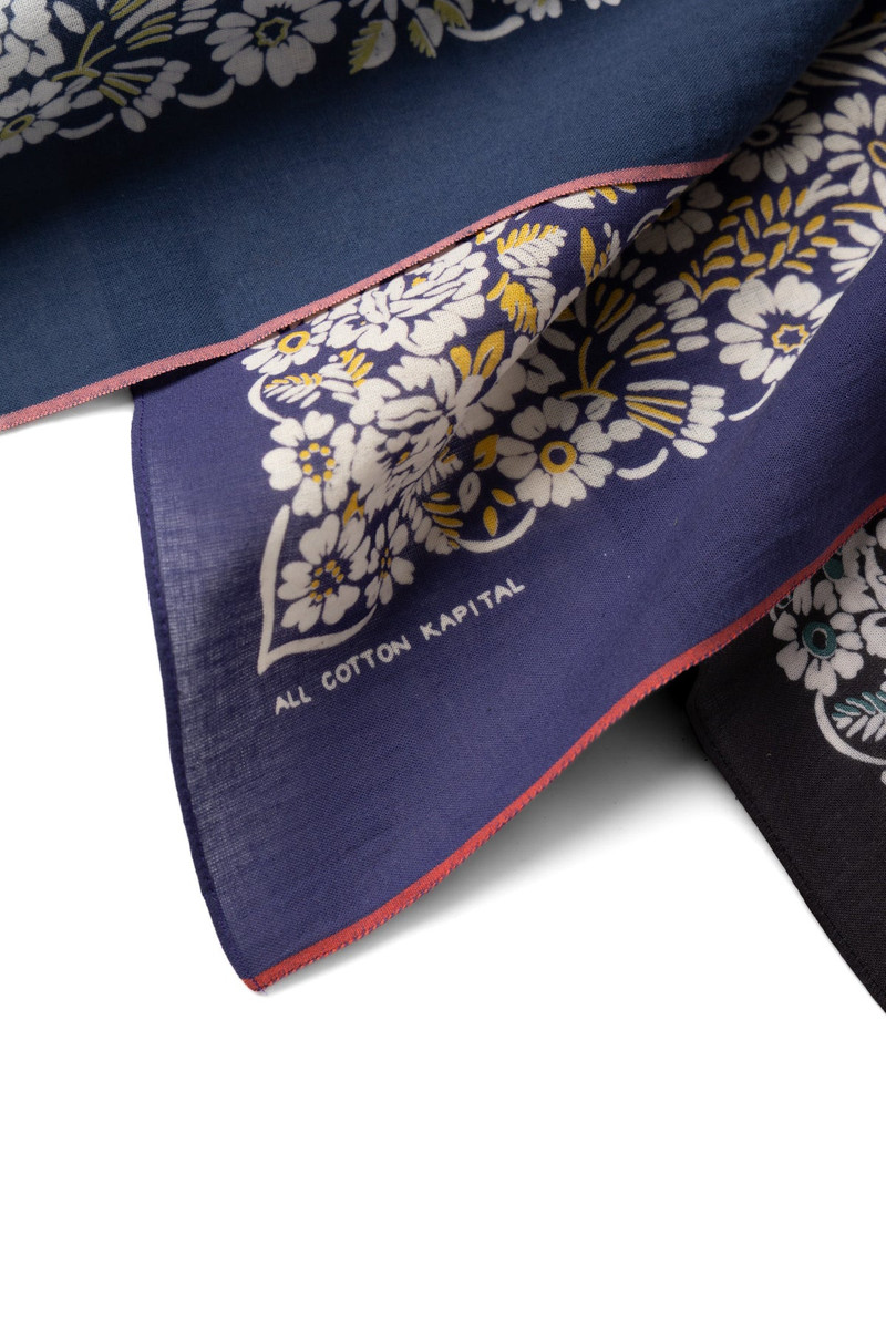 Fastcolor Selvedge Bandana (CHURCHILL GARDEN) 20x20 8