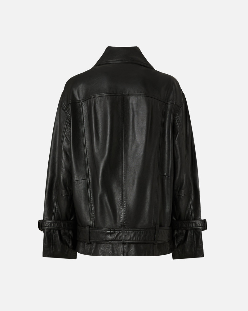PINKO LEATHER BIKER JACKET outlook
