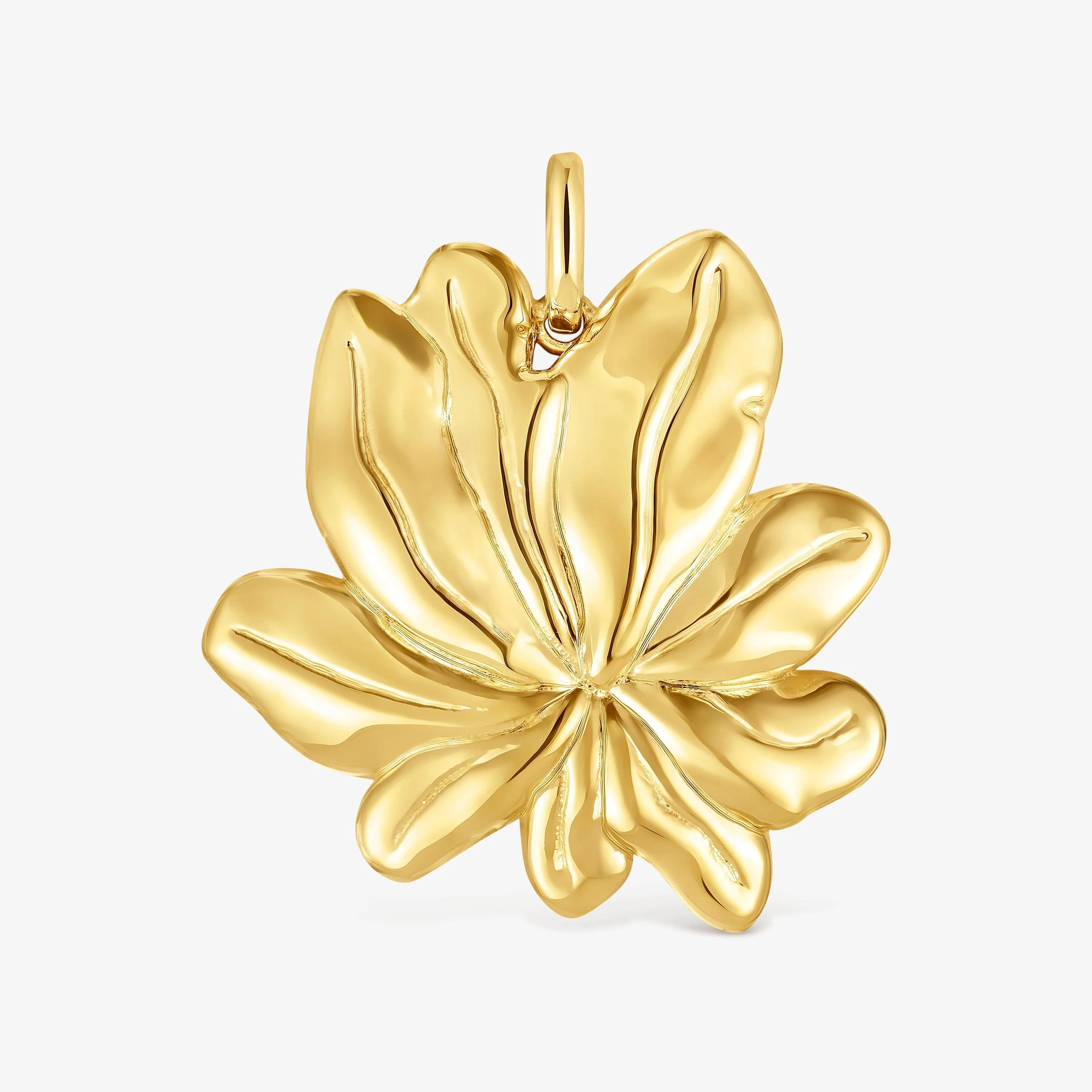 18K gold vermeil Pendant with motif Yagrumo - 1