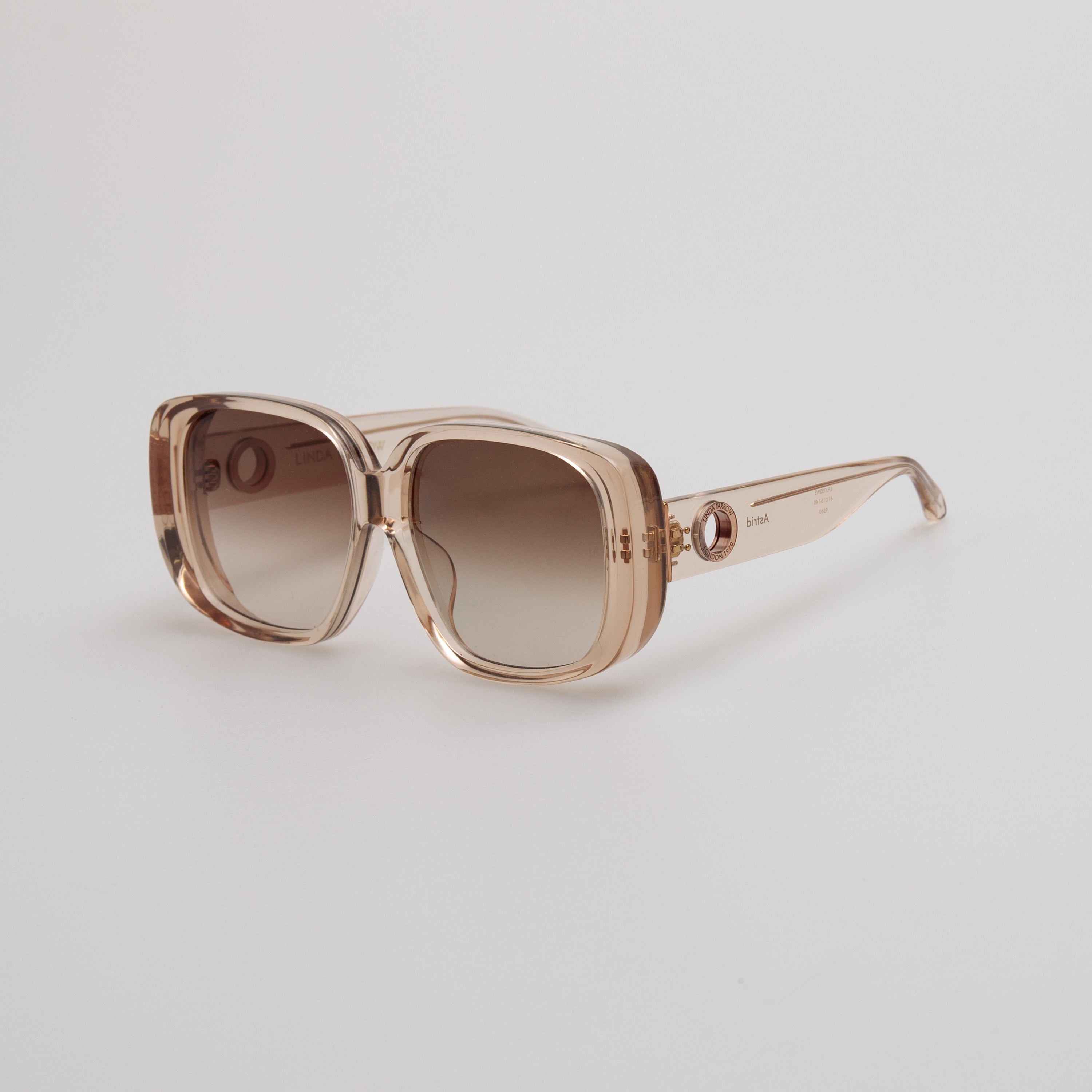 Astrid Oversized Sunglasses in Ash - 3