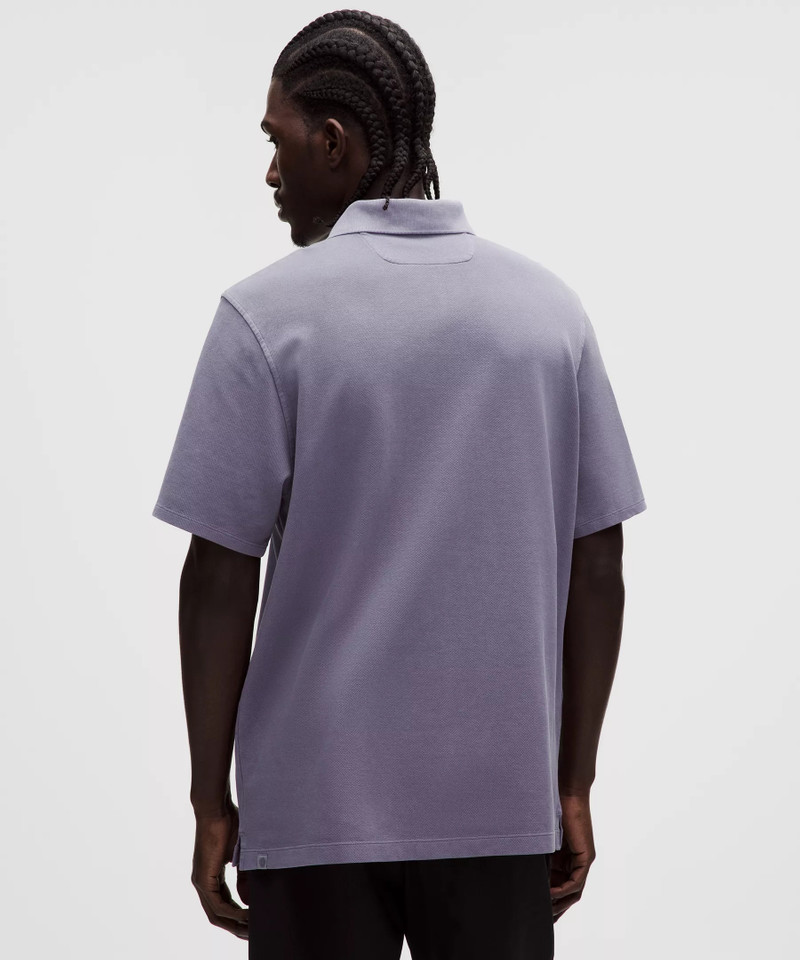 Cotton Pique Short-Sleeve Polo Shirt 3