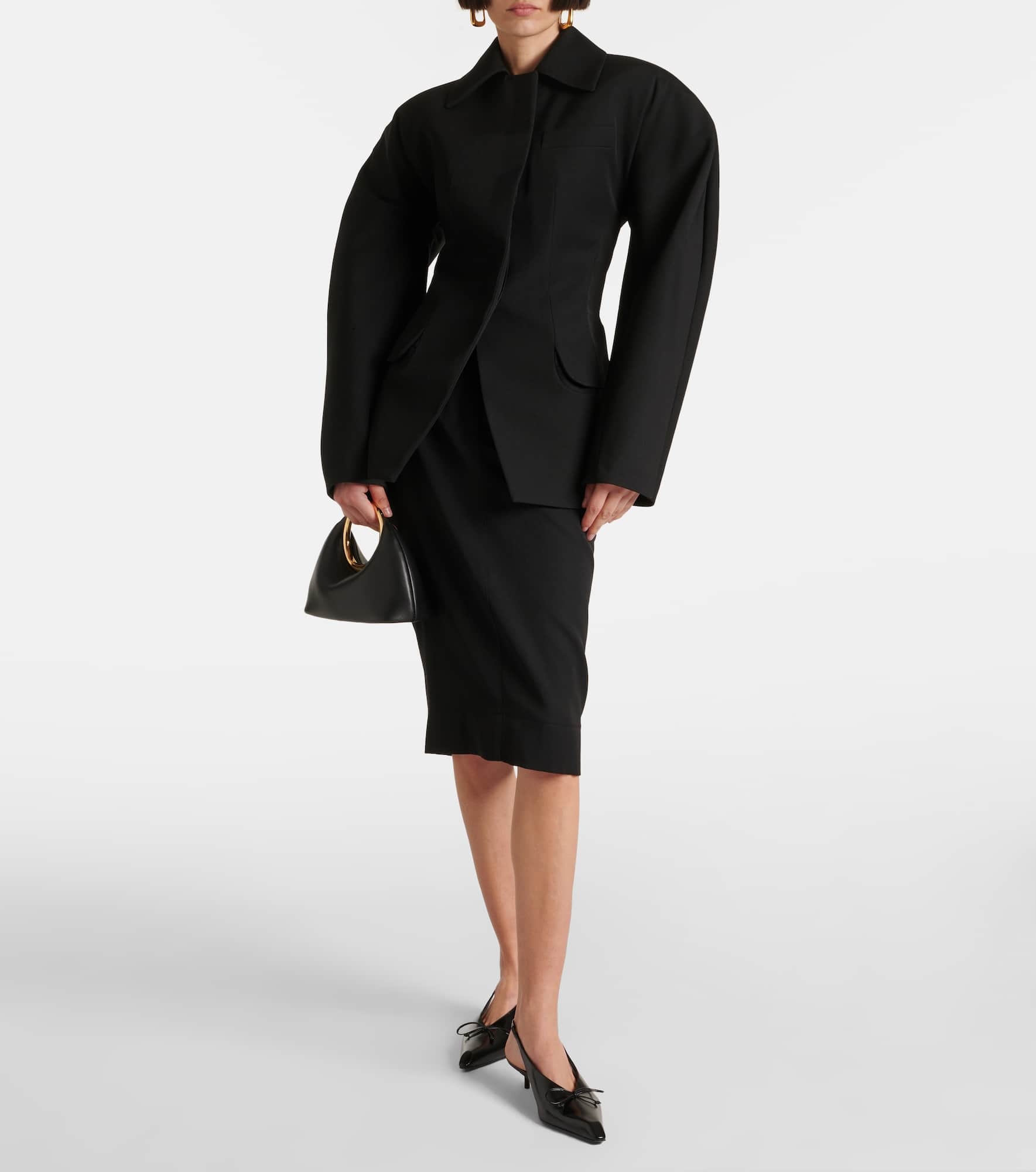 La Jupe Bari virgin wool midi skirt - 2