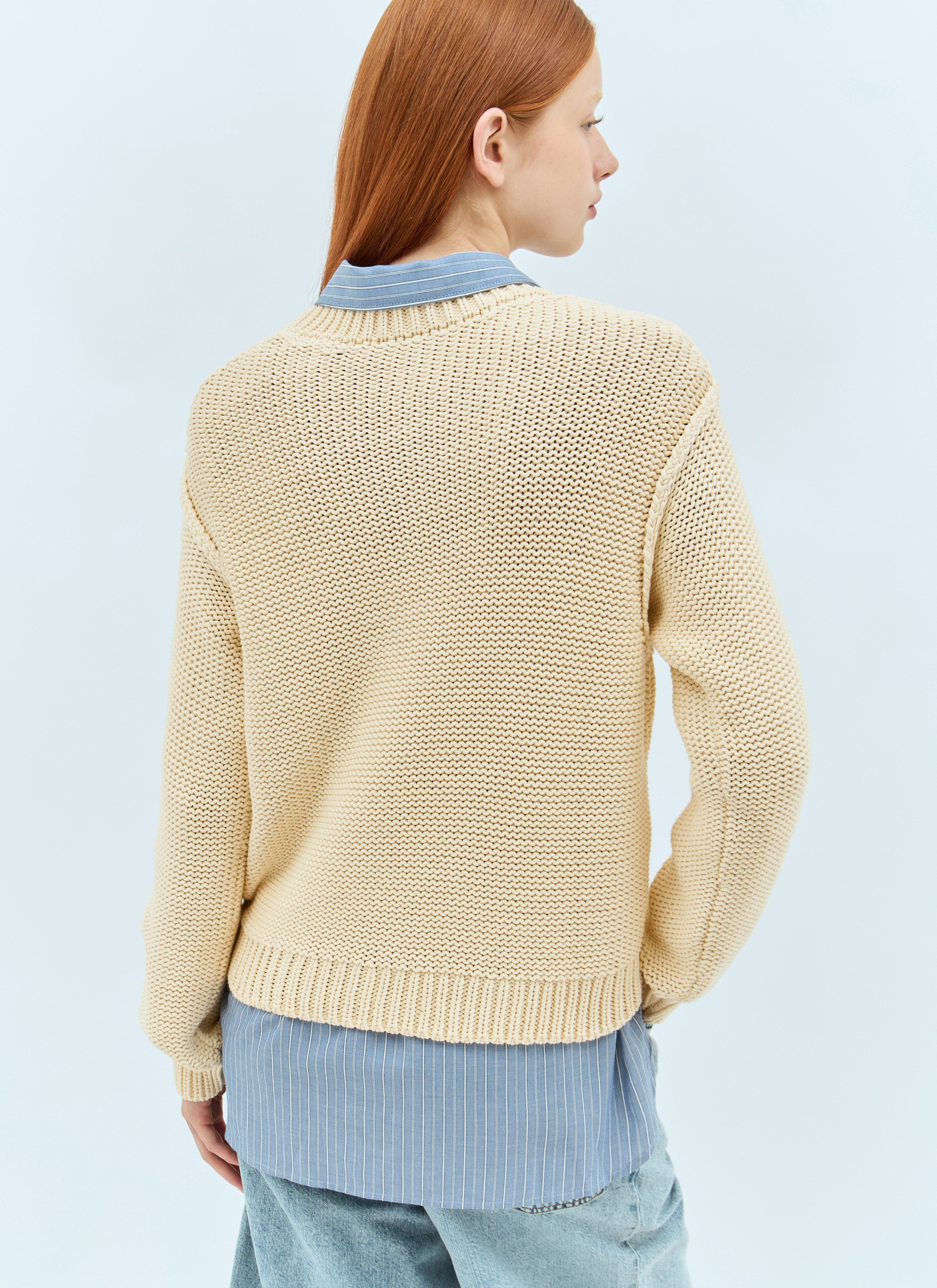 A.P.C. Women Cotton-Blend Sweater - 4