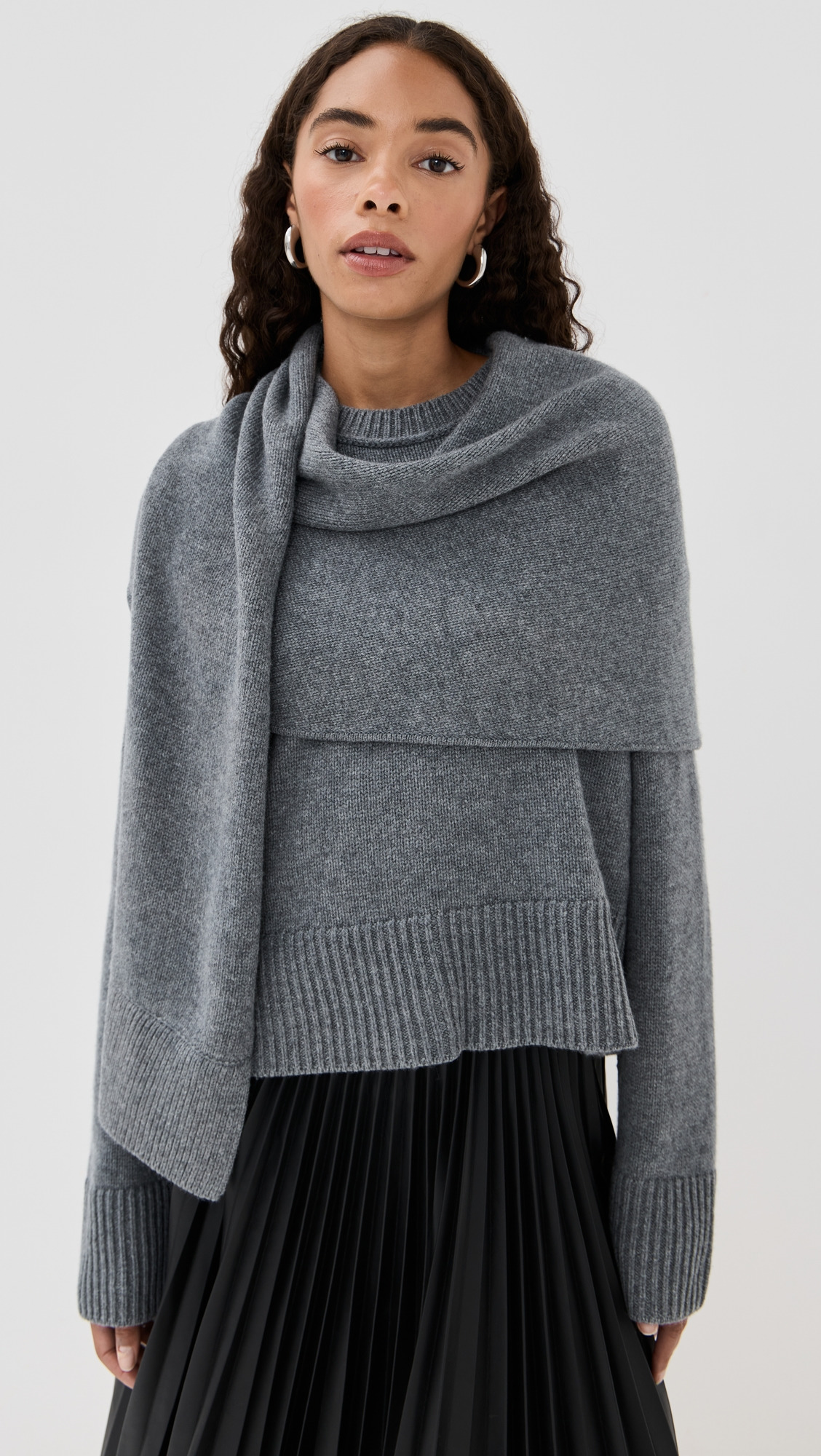 Elson Scarf Sweater - 2