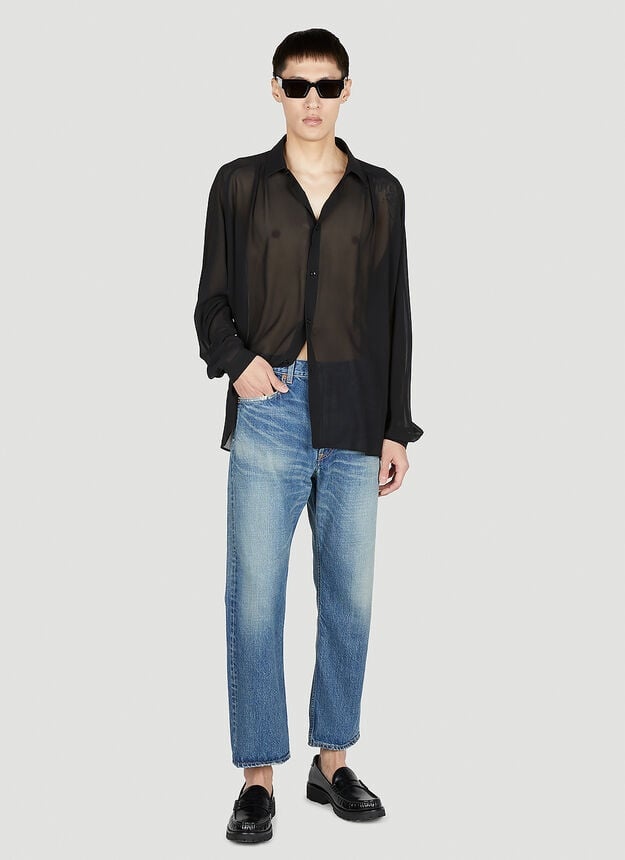 オールインワン・サロペット SAINT LAURENT Women Shirts 796584Y76SO 1000 Black Shirts & Tops Collection for Women | Saint Laurent | YSL US