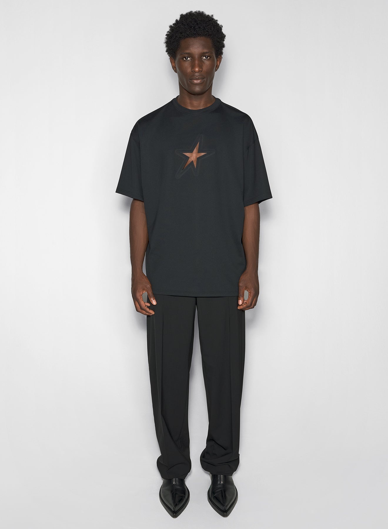 black star oversized t-shirt - 2