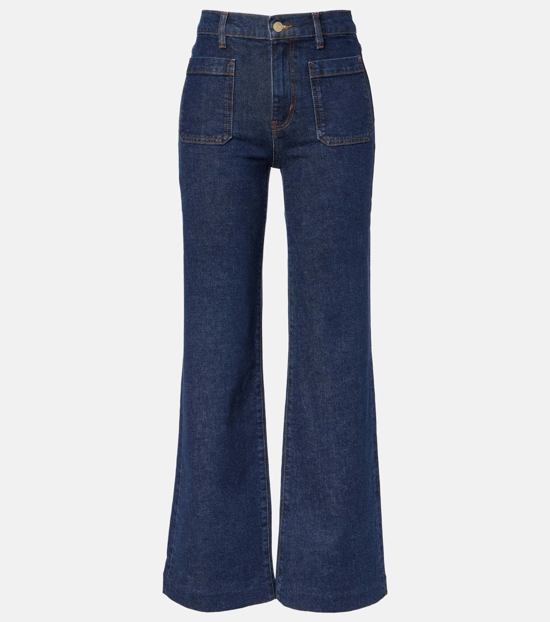 Refined high-rise wide-leg jeans - 1