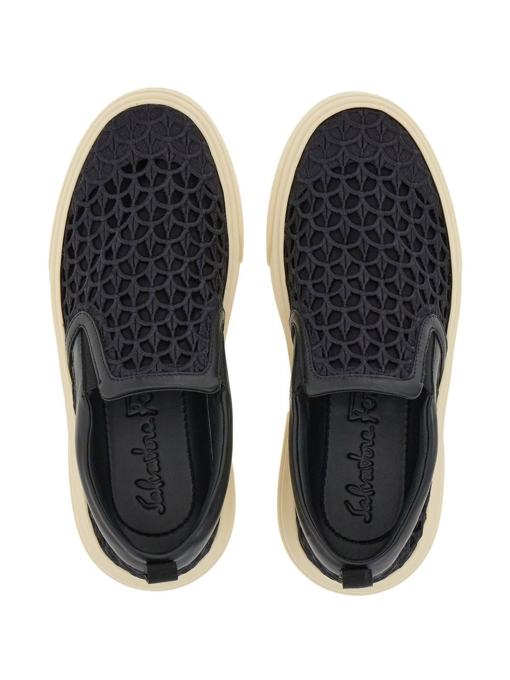 embroidered slip-on sneakers - 4