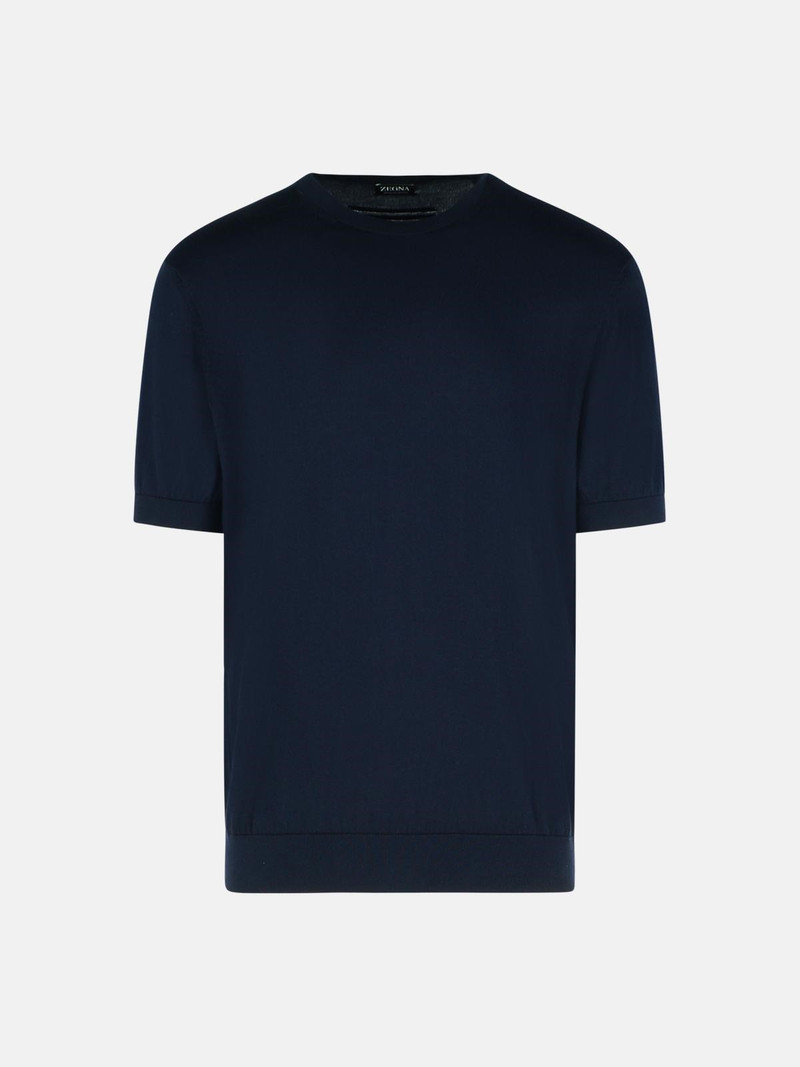 BLUE COTTON T-SHIRT 1