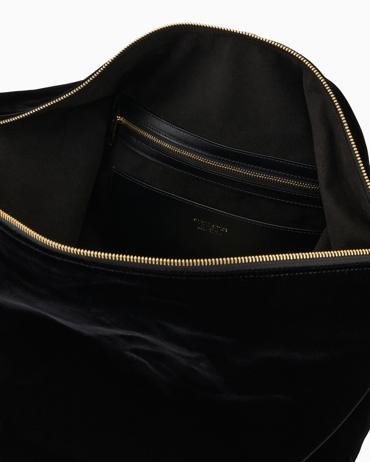 LA PRIMA SOFT LARGE HOBO BAG IN VELVET - 4